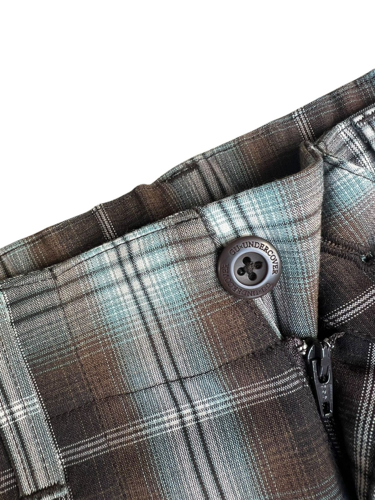 Undercover Undercover X Gu Shadows Plaid Parachute Baggy Trouser Pant Size US 29 - 7 Thumbnail