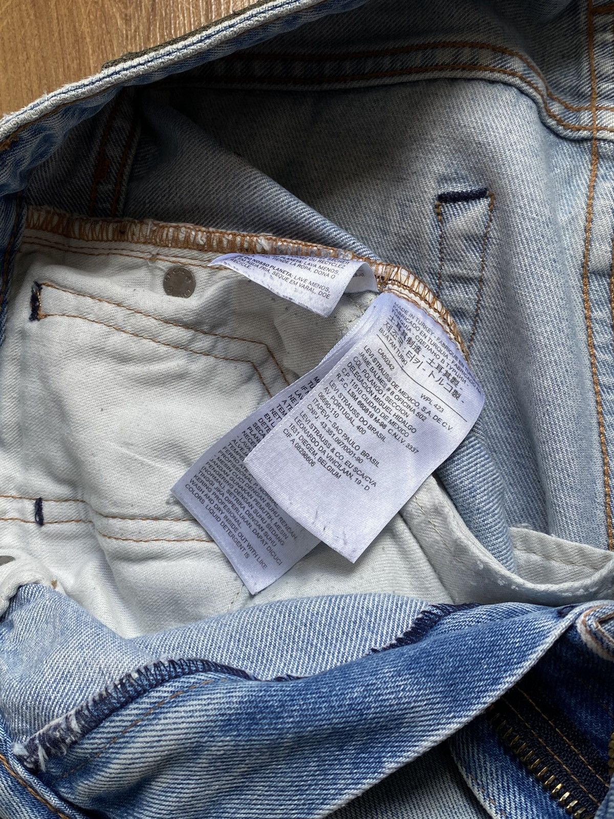 Levi's Made & Crafted Levi’s 501 Japanese Selvage Wid Taper Distressed Jeans W30 Size US 30 / EU 46 - 8 Thumbnail