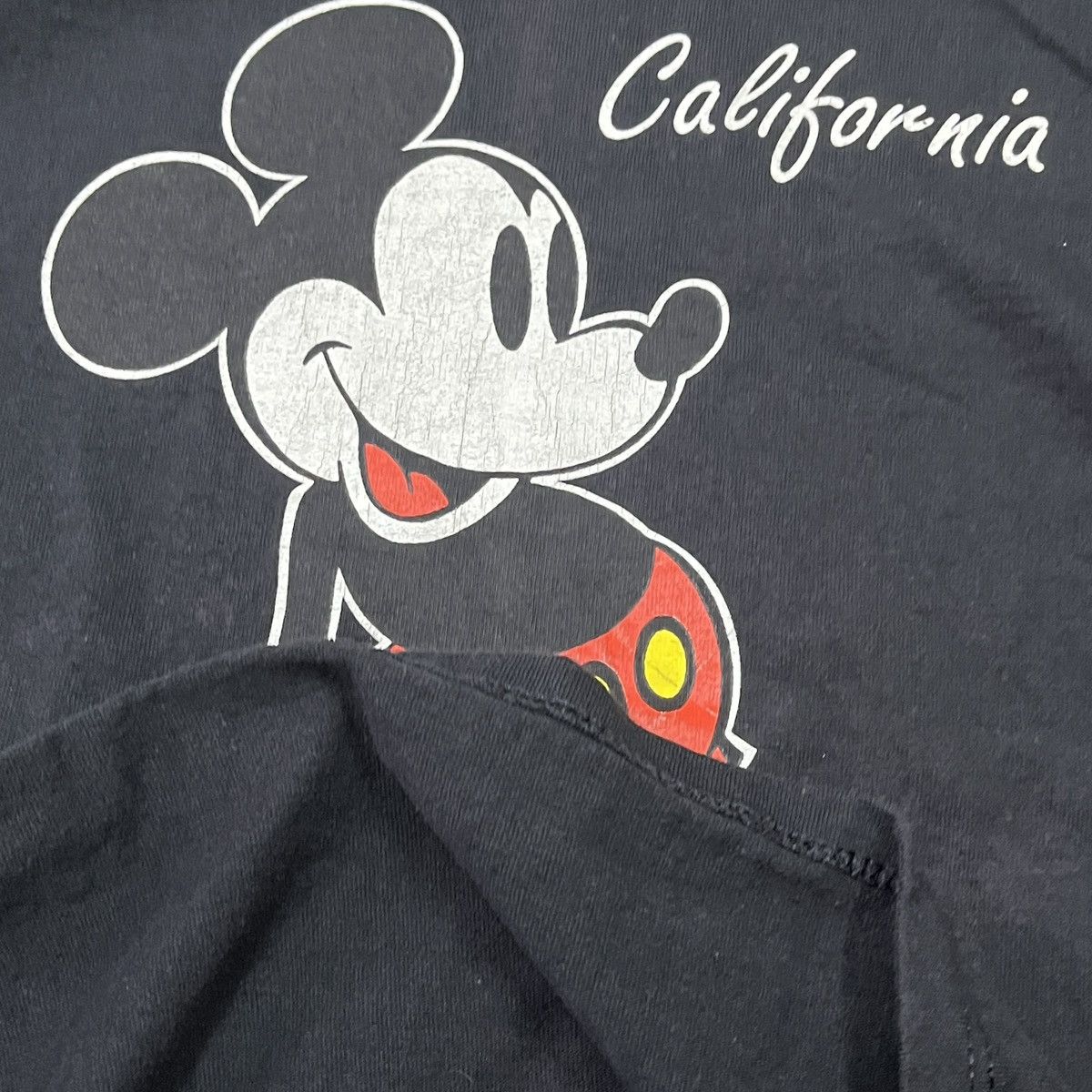 Disney Vintage Grails Mickey Mouse California Genius USA TShirt Size US L / EU 52-54 / 3 - 13 Thumbnail