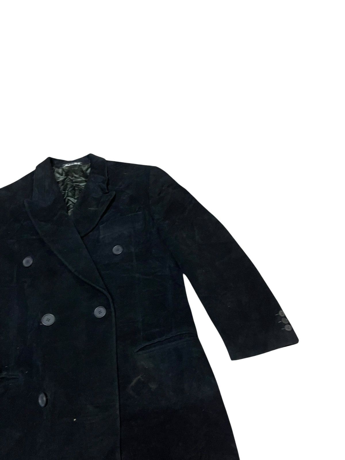Giorgio Armani Vintage 80s Giorgio Armani Wool Cashgora Coat made in Italy Size US L / EU 52-54 / 3 - 3 Thumbnail