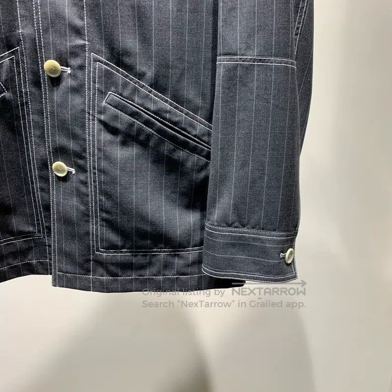 Versace Versace Vertical striped cargo jacket jacket Size US S / EU 44-46 / 1 - 6 Thumbnail