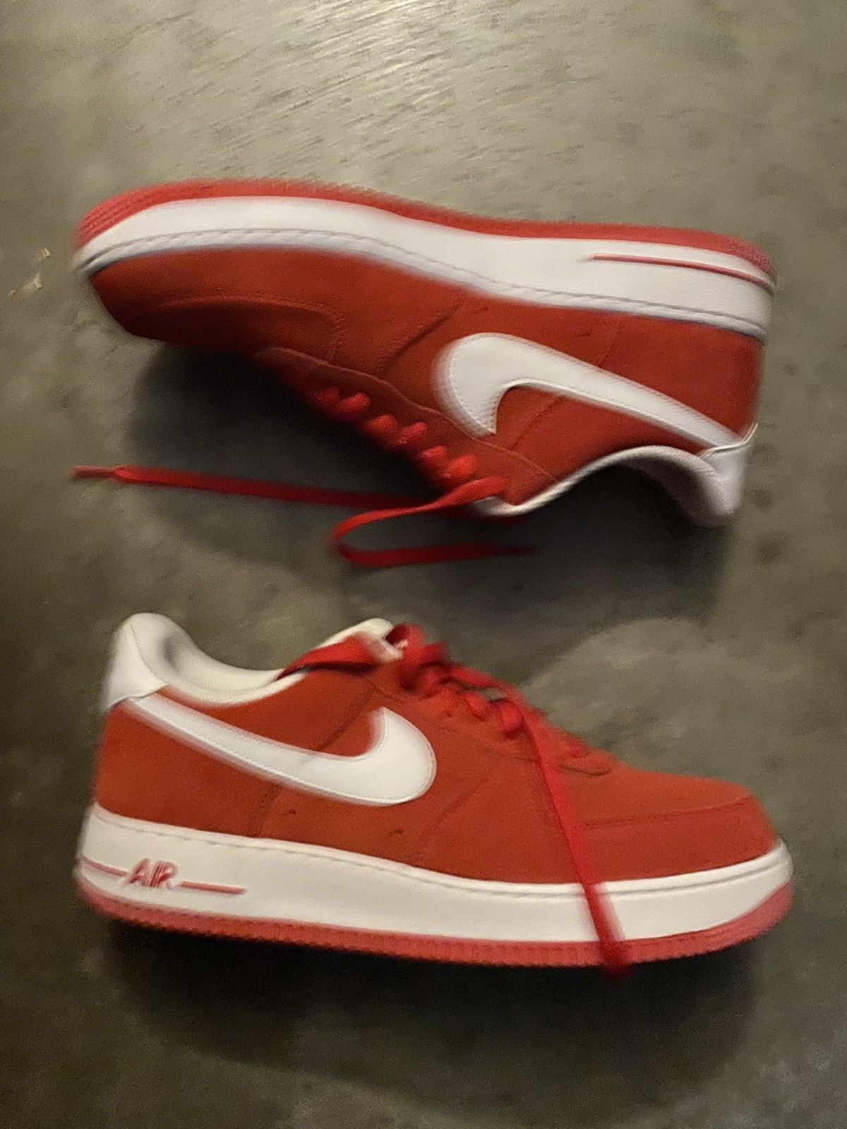 Nike Nike Air Force 1 Red Color of the Month Size US 11.5 / EU 44-45 - 4 Thumbnail