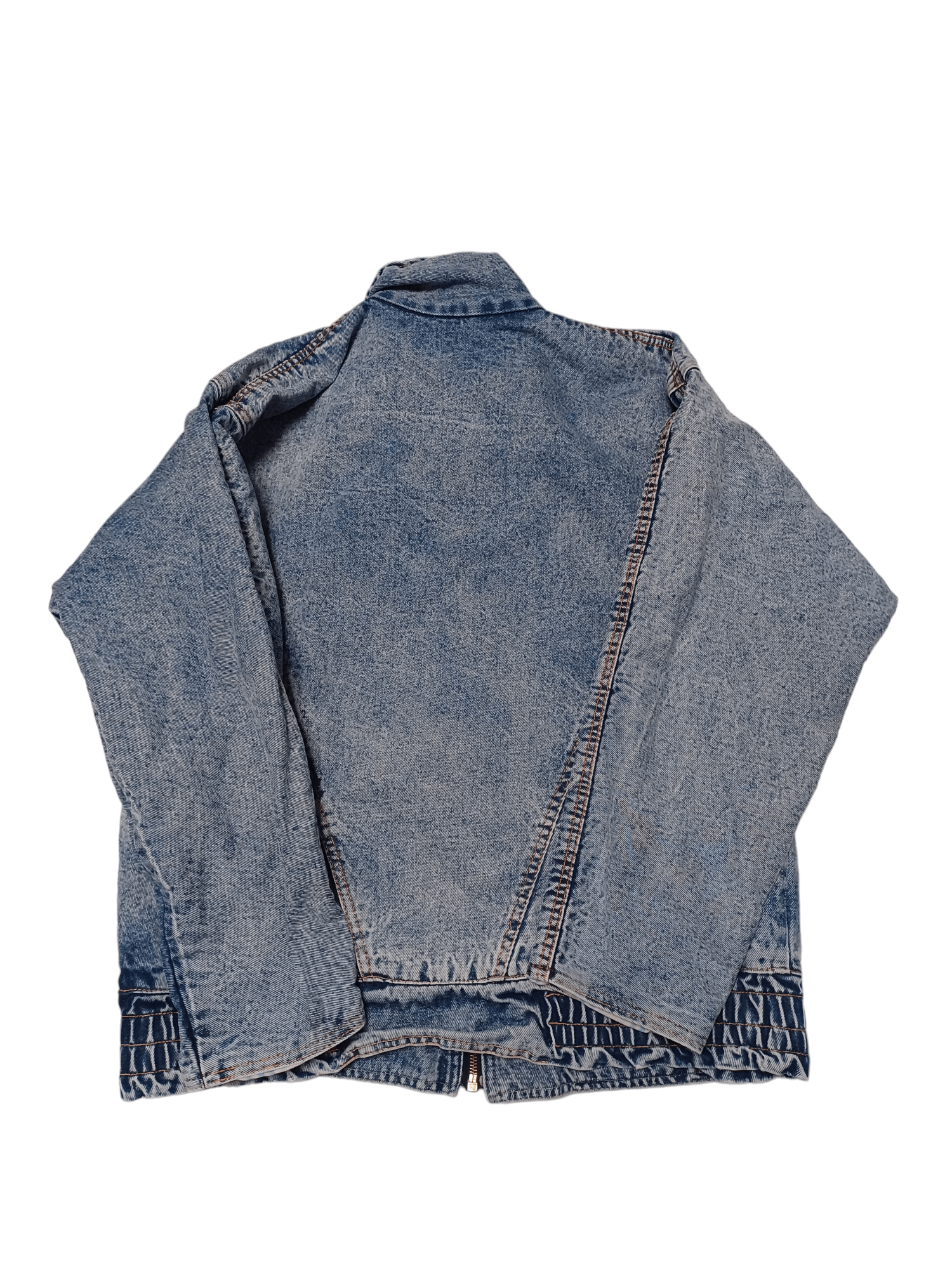 Other 90s or 80s Vintage oversize Denim jacket ykk Size US M / EU 48-50 / 2 - 2 Thumbnail