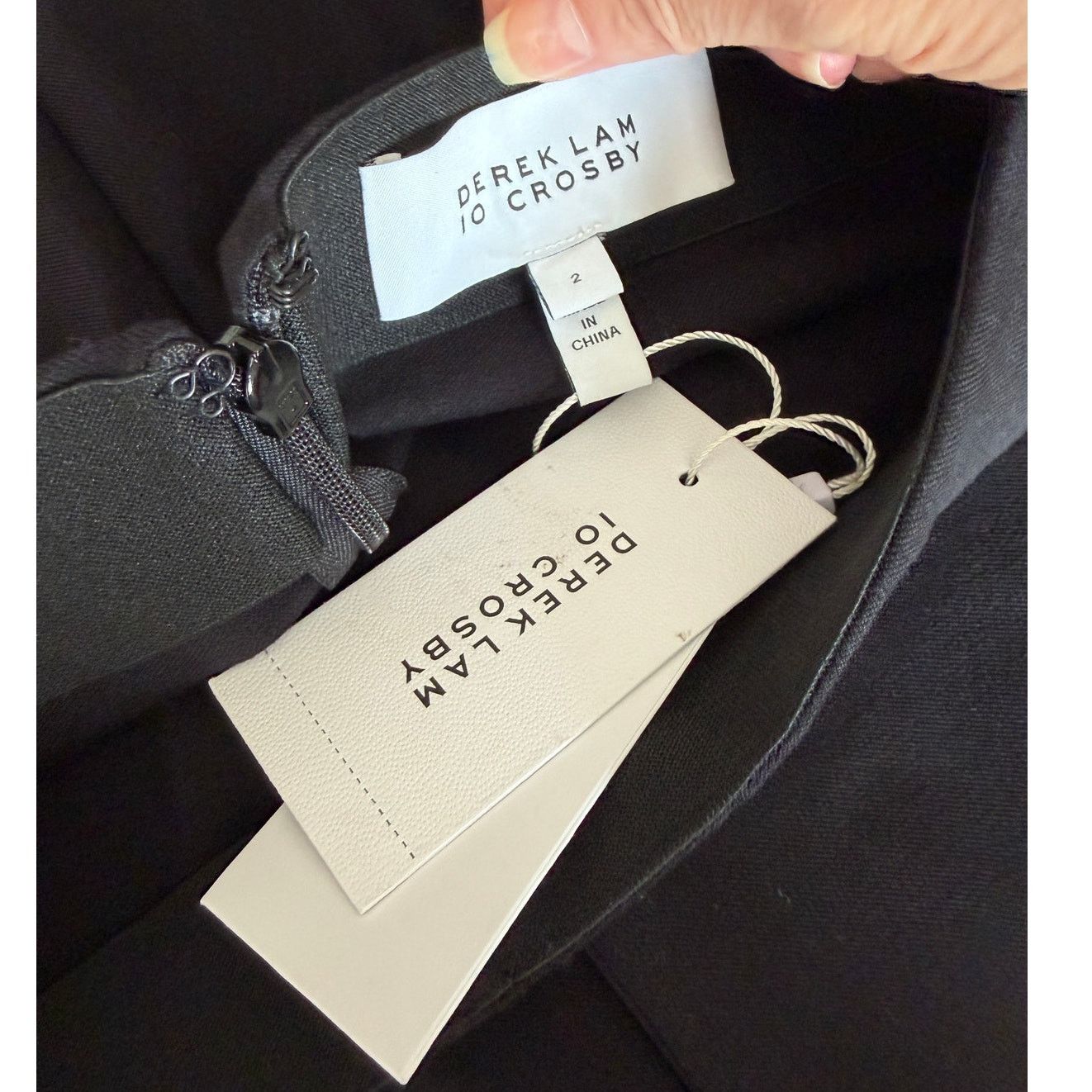 Derek Lam 10 Crosby NWT Derek Lam 10 Crosby Black Lace Up Side Trouser Pants Size 26" / US 2 / IT 38 - 6 Thumbnail