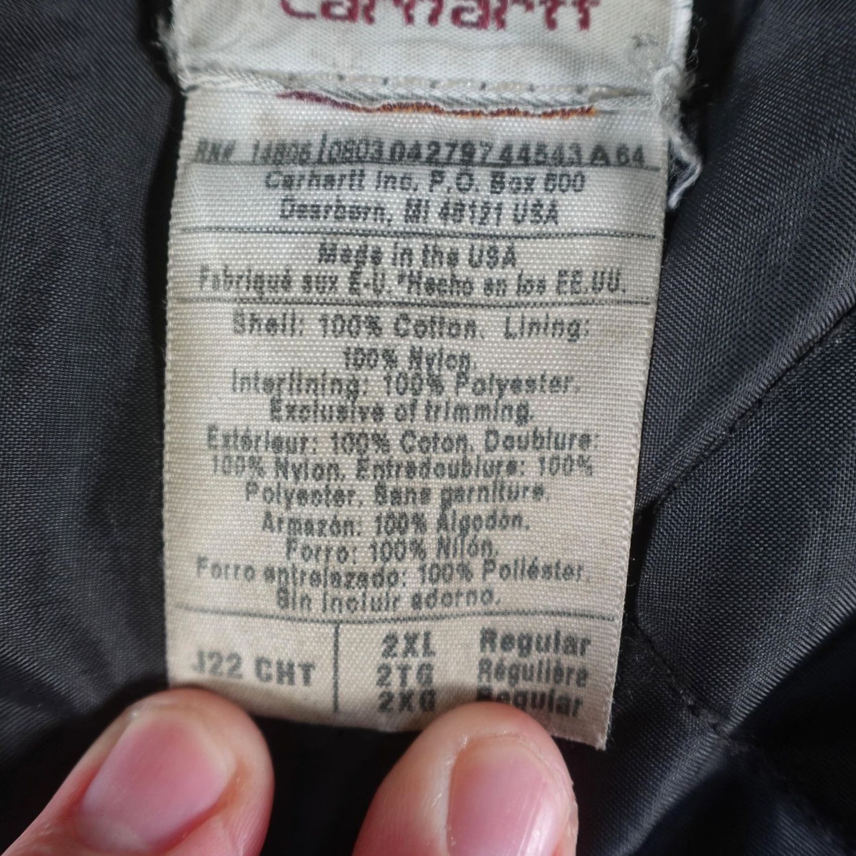 Carhartt VINTAGE Carhartt Jacket Mens 2XL Brown Canvas Bomber J22CHT Made USA Popular Outdoors Casual Workwear Hoodie? Size US XXL / EU 58 / 5 - 6 Thumbnail
