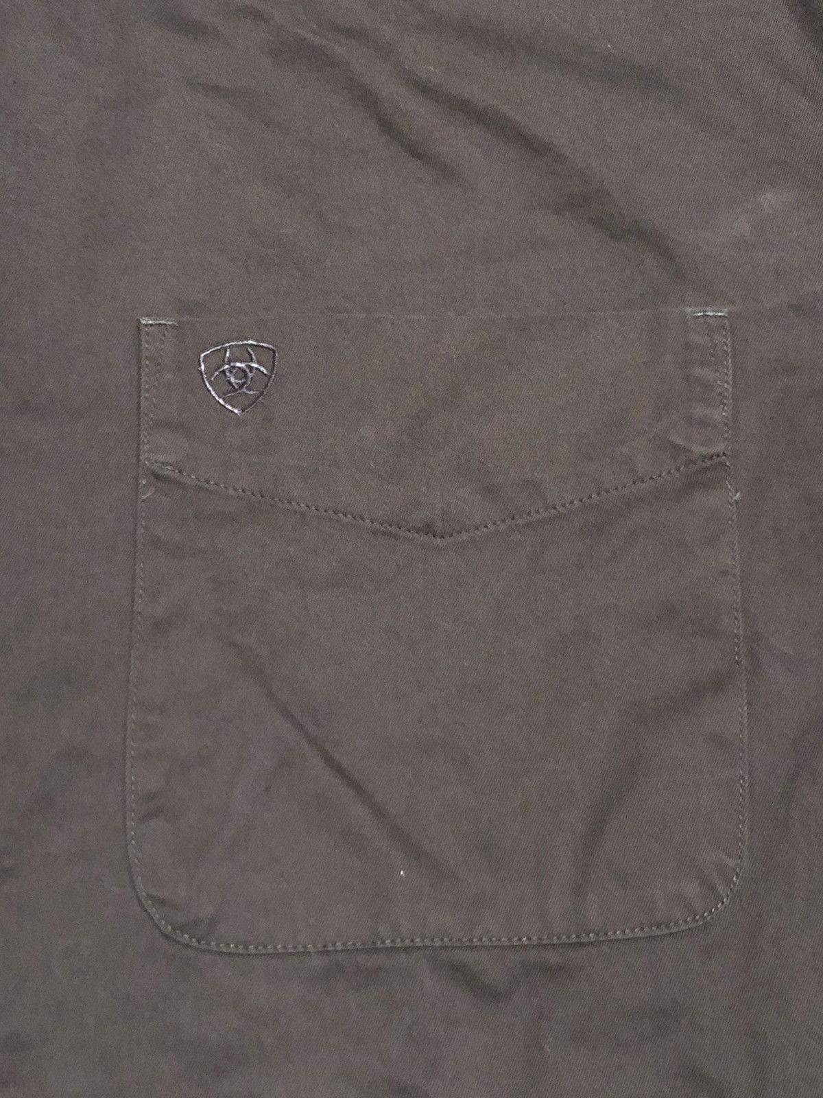 Ariat Ariat Shirt Mens Large Brown Pro Series Long Sleeve Twill Size US L / EU 52-54 / 3 - 2 Thumbnail