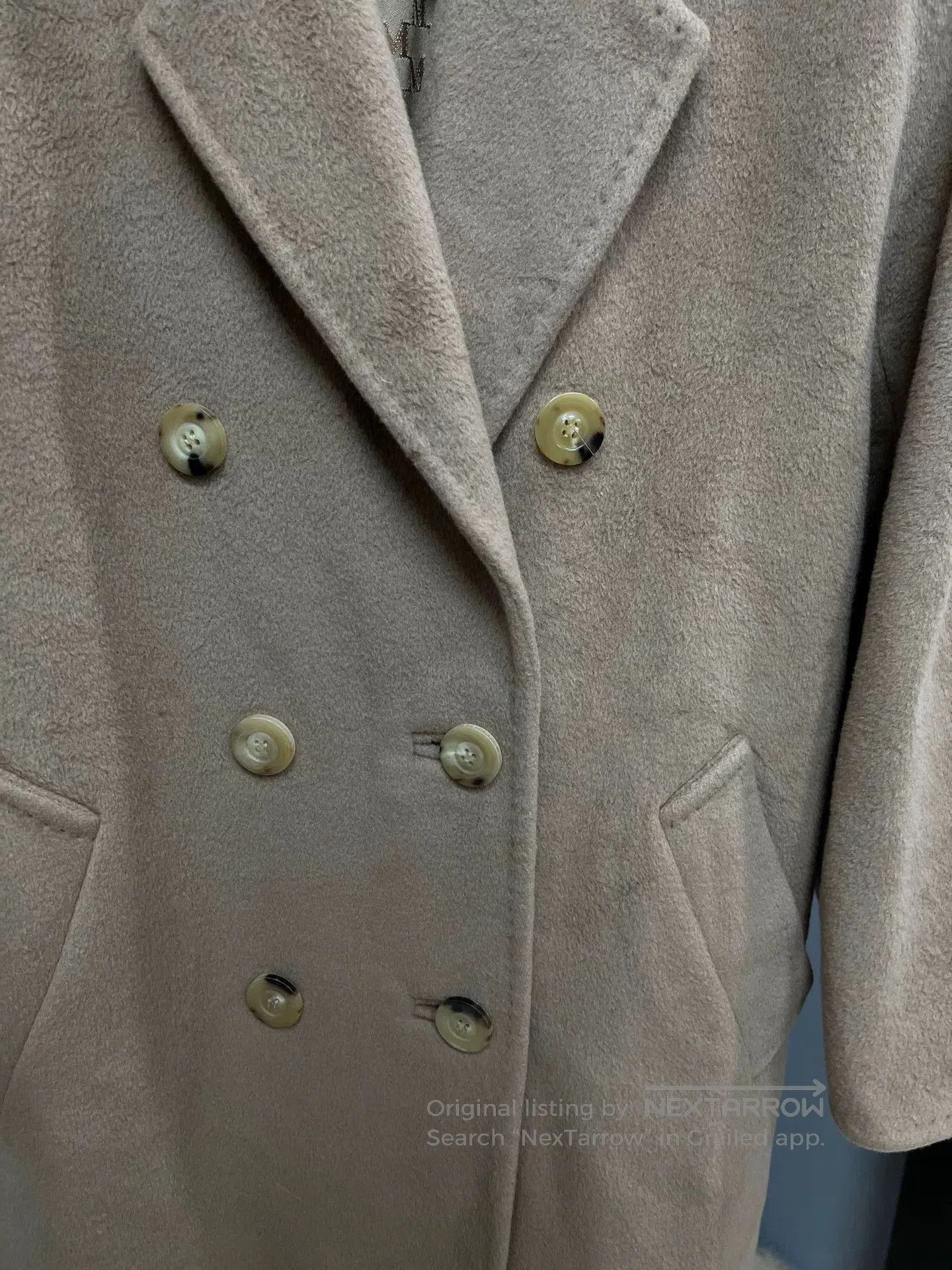 Max Mara maxmara beige coat with timeless elegance. Size XS / US 0-2 / IT 36-38 - 3 Thumbnail