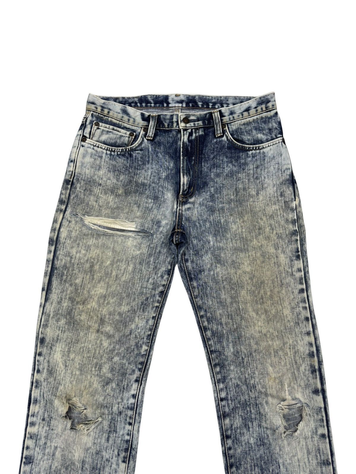 Kapital Edwin No 403 Acid Wash Made In Japan Distressed Denim Jeans Size US 34 / EU 50 - 5 Thumbnail