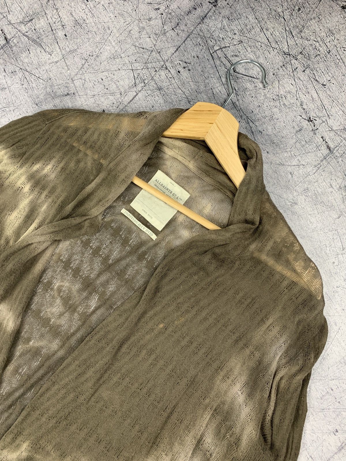 Allsaints Designer AllSaints Adder Cardigan Women’s One Size Brown Y2K Size ONE SIZE - 2 Thumbnail