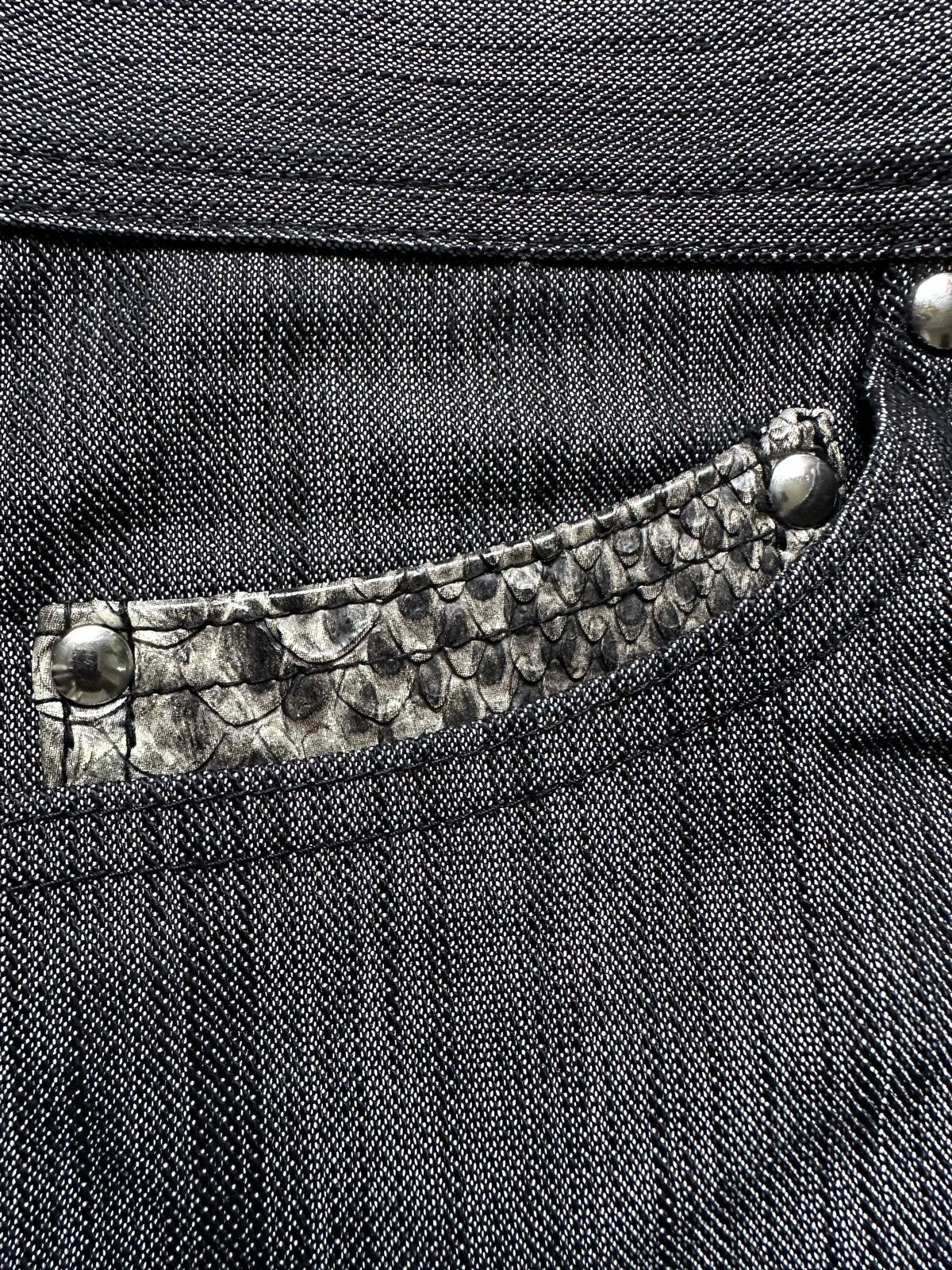 semanticdesign Size 31/28.5 - 00’s Taka:Q modern rock snakeskin tribe jeans Size US 31 - 9 Thumbnail