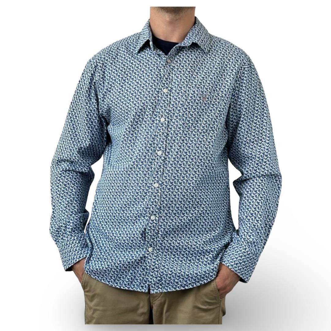 Gant Gant indigo shirt #639 Size US L / EU 52-54 / 3 - 1 Thumbnail