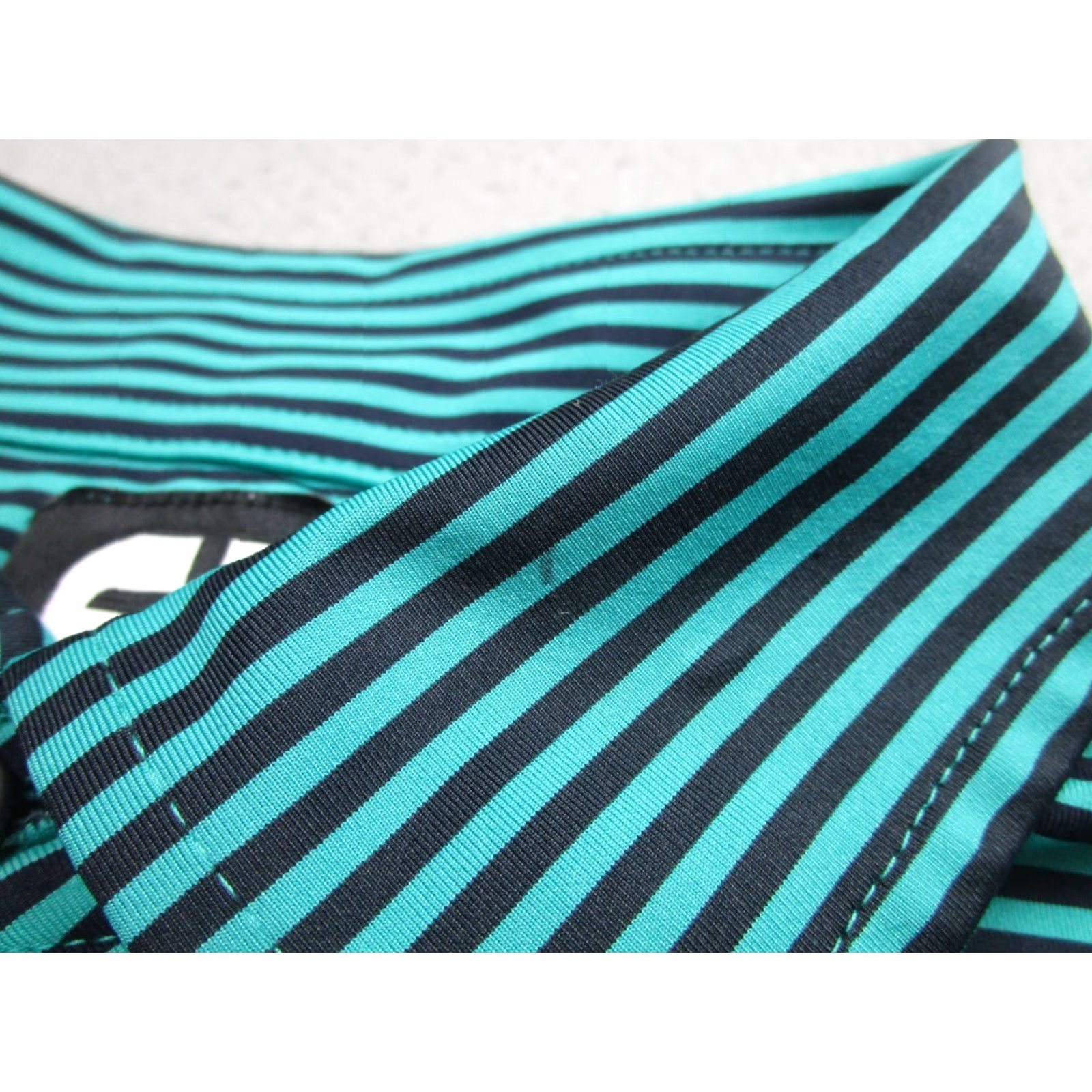 Footjoy FootJoy Polo Shirt Mens L Blue Teal Striped Performance Coto de Caza Golf Club Size US L / EU 52-54 / 3 - 6 Thumbnail