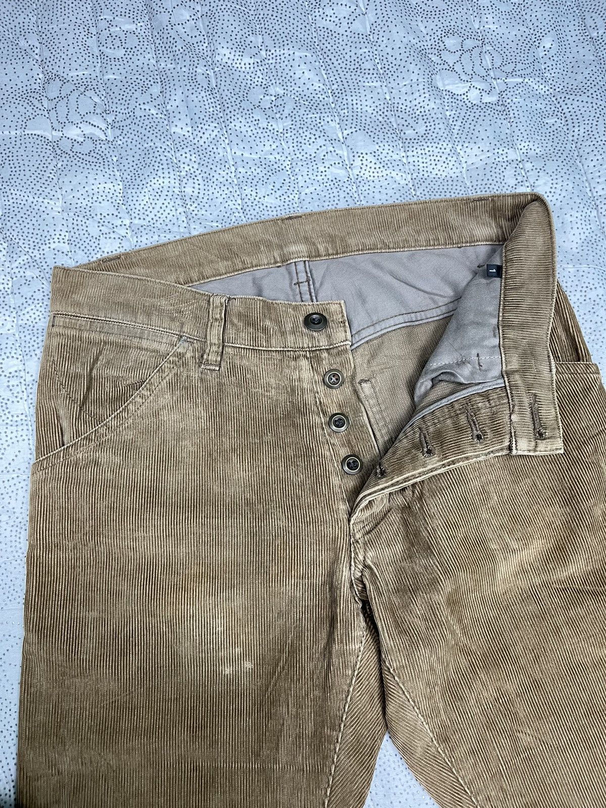 Attachment Kazuyuki Kumagai Attachment Curve Corduroy Bondage Pants Size US 30 / EU 46 - 3 Thumbnail