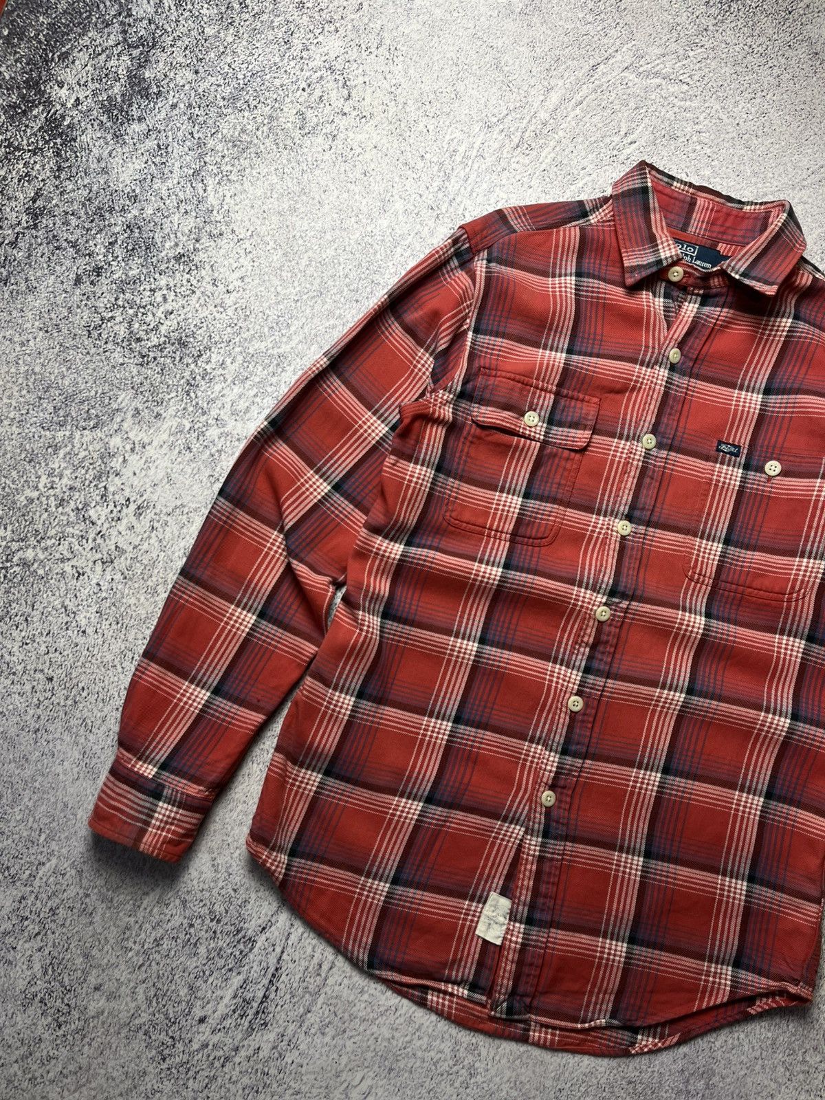 Flannel Men’s Vintage Polo Ralph Lauren Shirt luxury Y2K Size US S / EU 44-46 / 1 - 3 Thumbnail