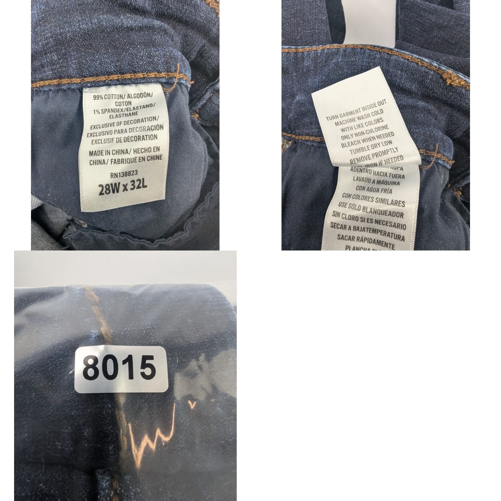 Vintage Shyanne Jeans Women Wide-Leg 28x32 Blue Dark Wash Denim Country Casual Regular Joins Women's Clothing Size 28" / US 6 / IT 42 - 9 Thumbnail