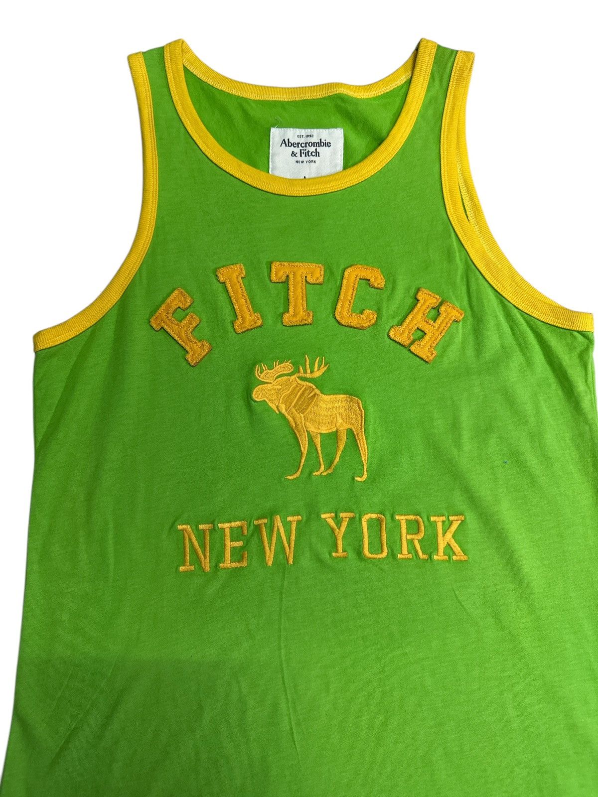 Designer Rasta Style Abecrombie & Fitch Sleeveless Size US M / EU 48-50 / 2 - 3 Thumbnail
