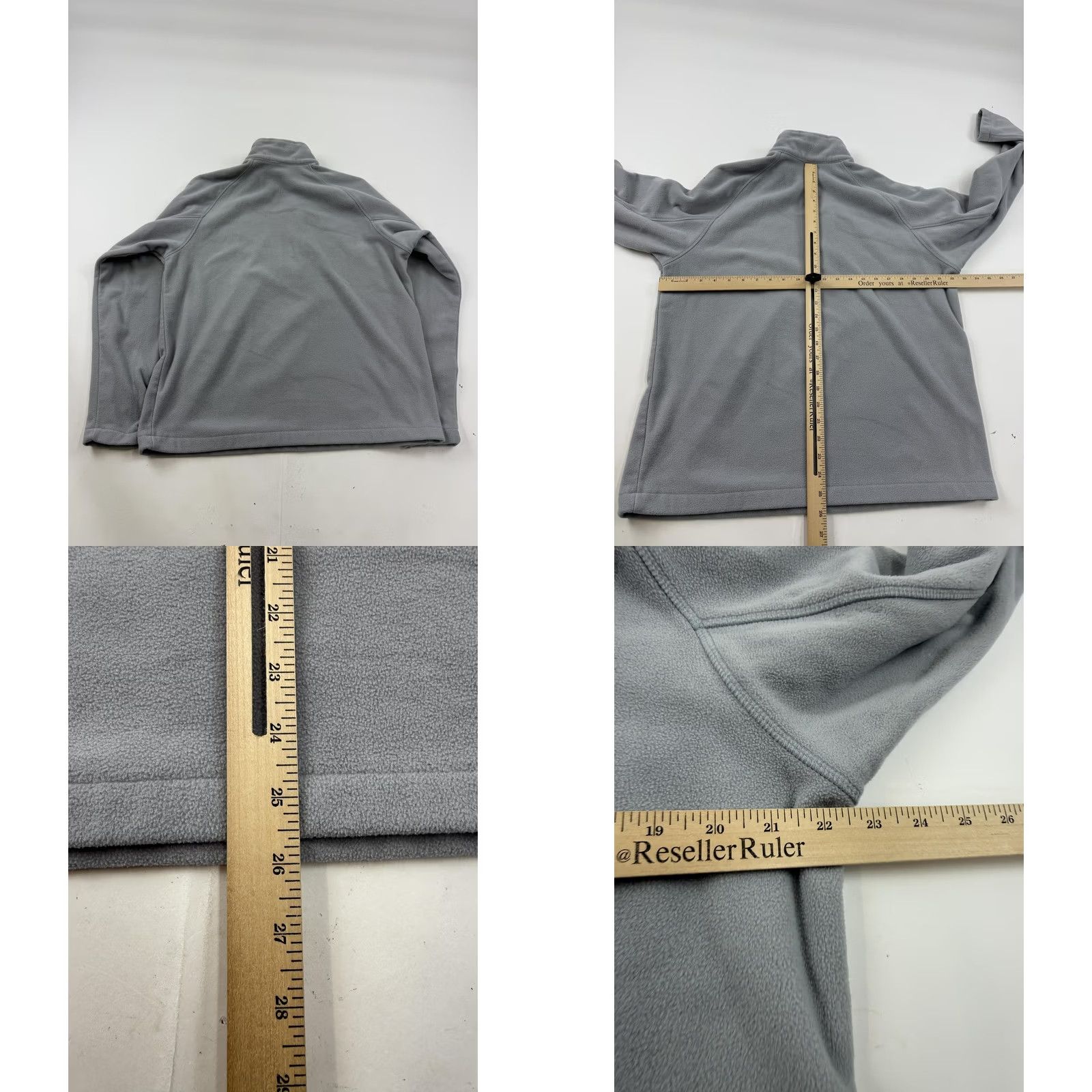 Vintage Columbia Fleece Jacket Mens Large Gray 1/4 Zip Pullover Chest Pocket Outdoor Size US L / EU 52-54 / 3 - 8 Thumbnail