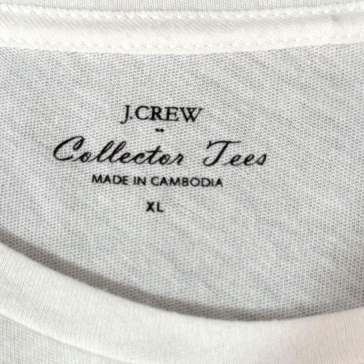 J.Crew J.Crew Collector Tee Shirt XL White Paisley Graphic Retro Lightweight Size XL / US 12-14 / IT 48-50 - 5 Thumbnail