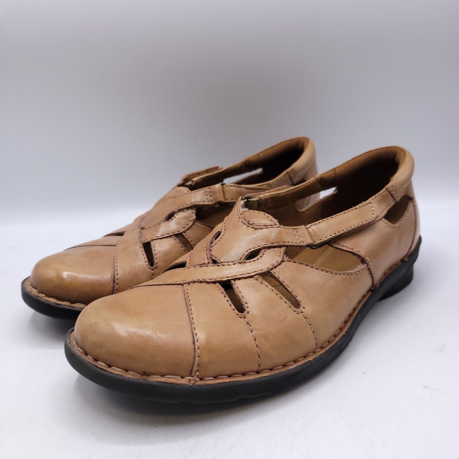 Clarks Clarks Bendables Mule Heel Shoe Womens Size 9.5 39337 Brown Size US 9.5 / IT 39.5 - 1 Thumbnail