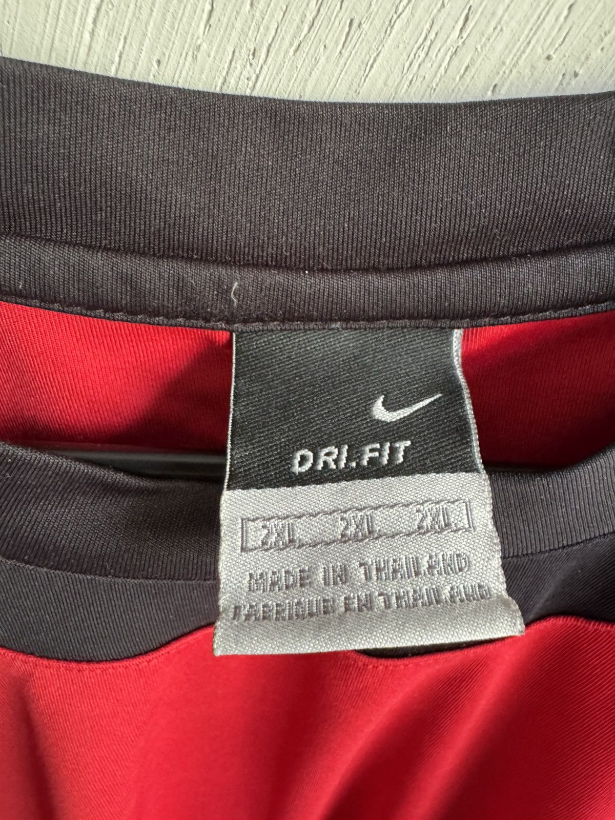 Vintage Rare Vintage Tee Nike Dri Fit Swoosh Drill Y2K Jersey Size US XXL / EU 58 / 5 - 9 Thumbnail
