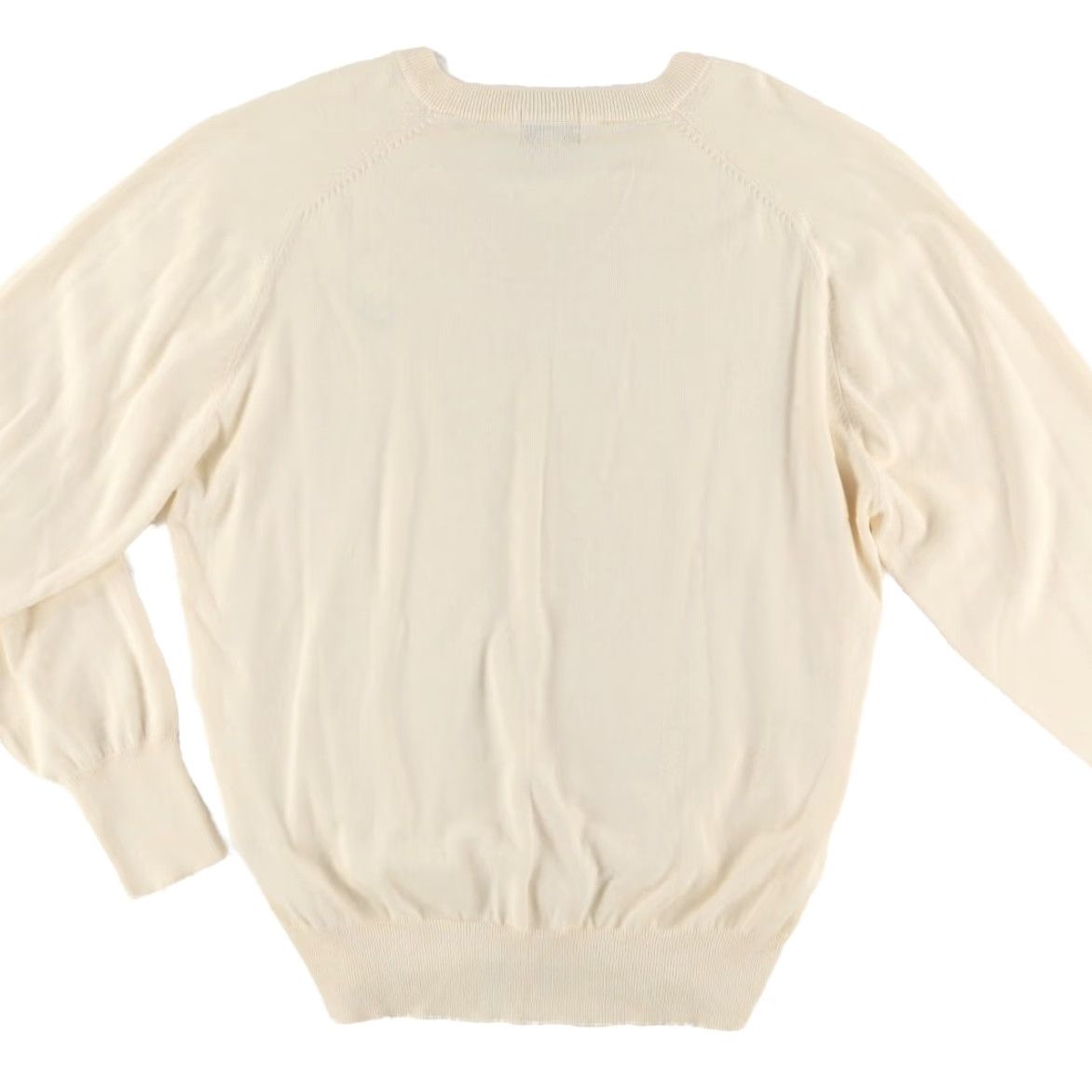 Vintage VTG Slazenger x Masters Solid V-Neck Cotton Sweater Cream Men's XL Shirt Size US XL / EU 56 / 4 - 3 Thumbnail