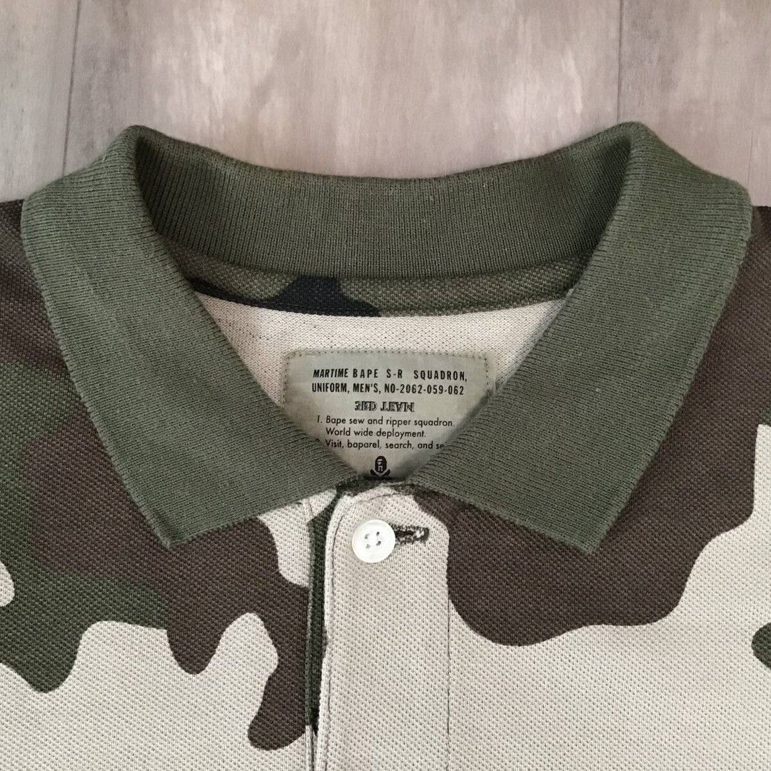 Bape BAPE Woodland Camo Polo Shirt a bathing ape NIGO Size US M / EU 48-50 / 2 - 4 Thumbnail