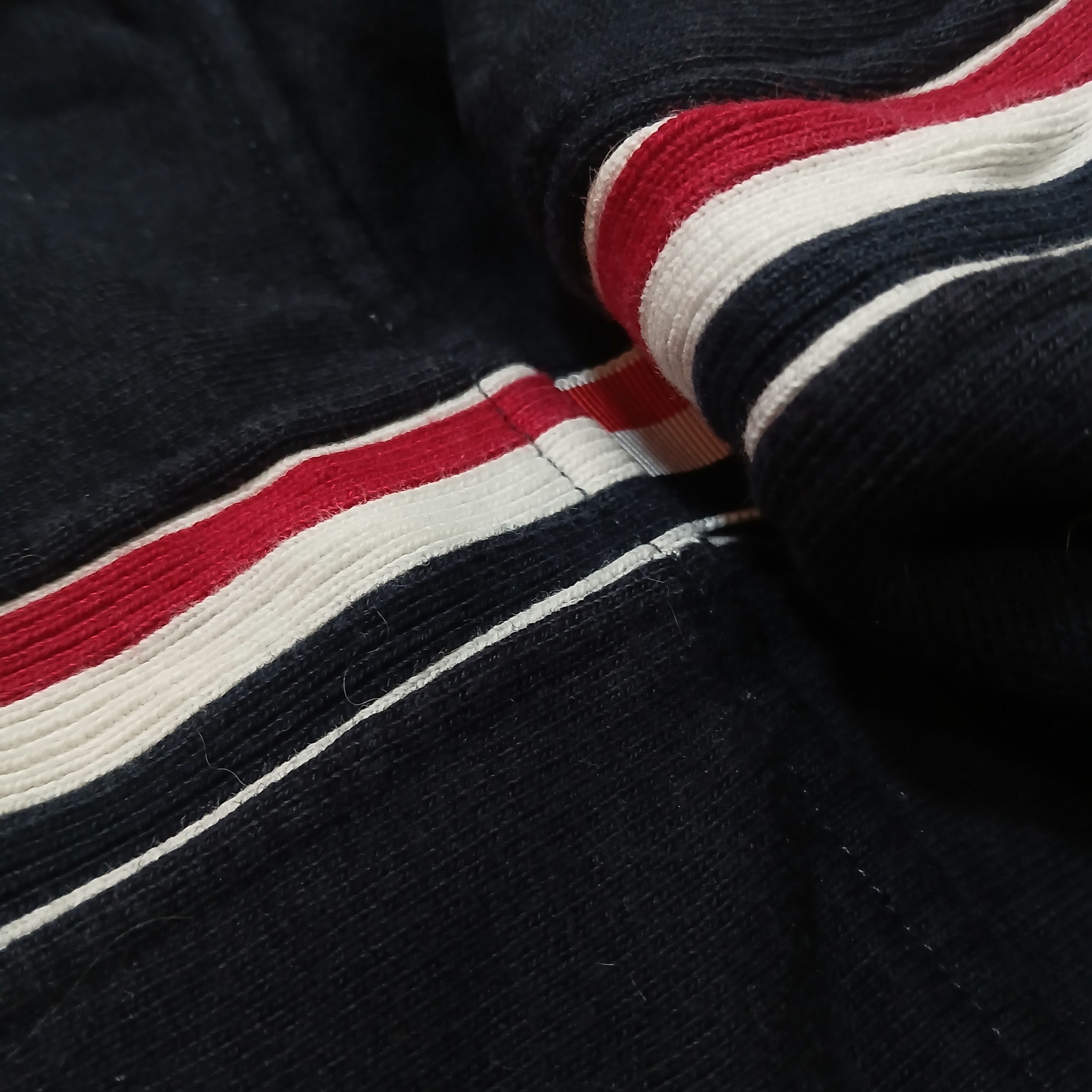 Thom Browne Center Back RWB Stripe Loopback Jersey Knit Hoodie Size US XL / EU 56 / 4 - 7 Thumbnail