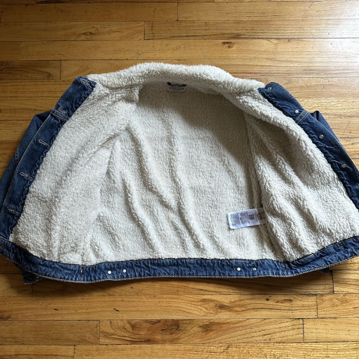 Guess Sherpa denim trucker jacket Size S / US 4 / IT 40 - 3 Thumbnail