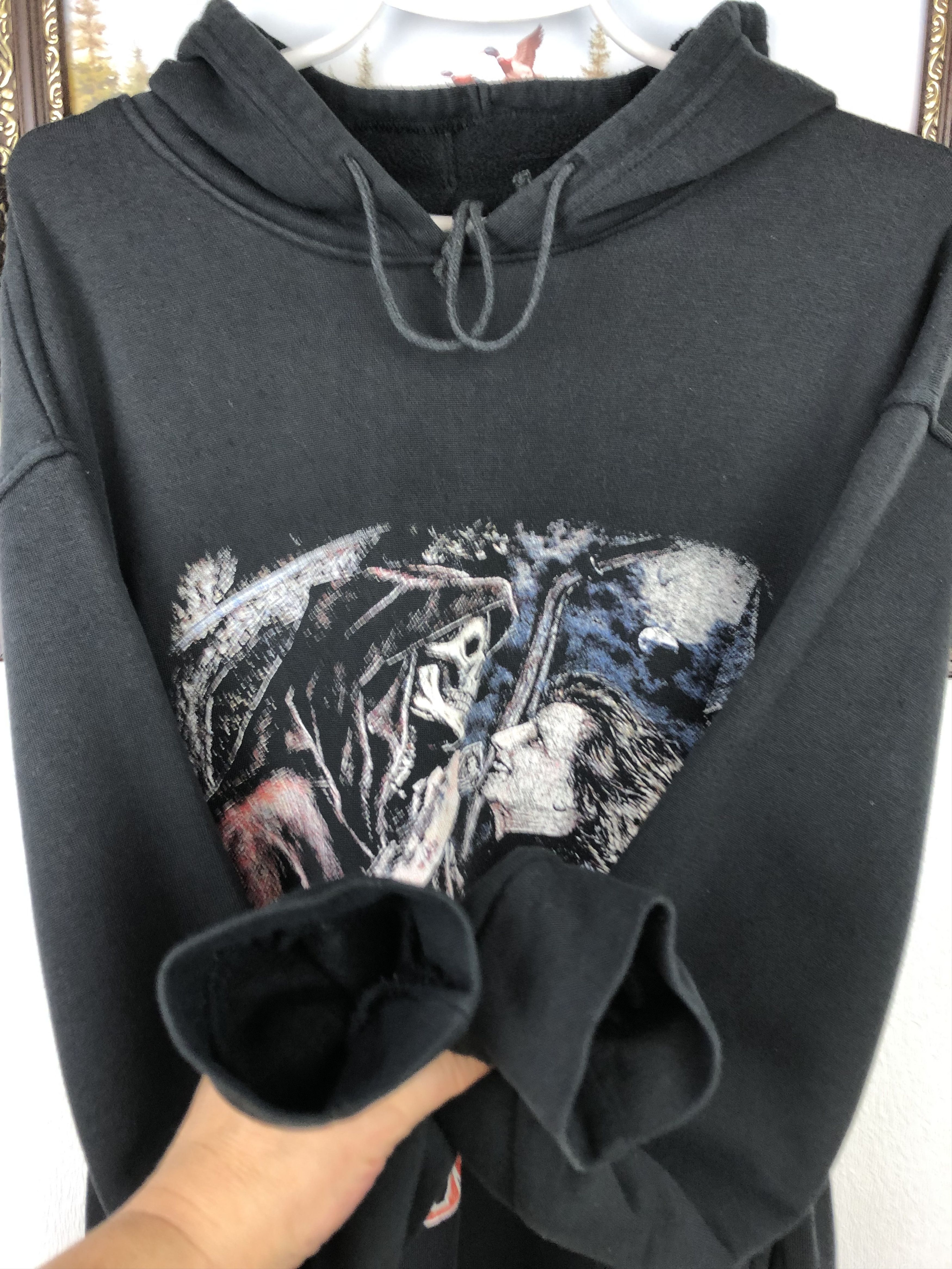 Band Tees × Vintage Vintage The Exploited Hoodie Jacket Rock Metal Black Band Size US XL / EU 56 / 4 - 6 Thumbnail