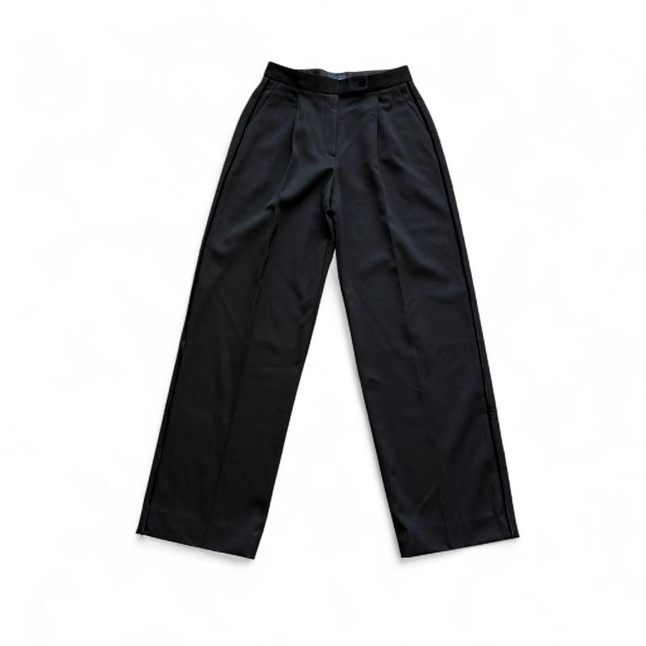 Giorgio Armani Giorgio Armani Classico SS03 Black Evening Trousers IT 38 Size 25" / US 0 / IT 36 - 3 Thumbnail