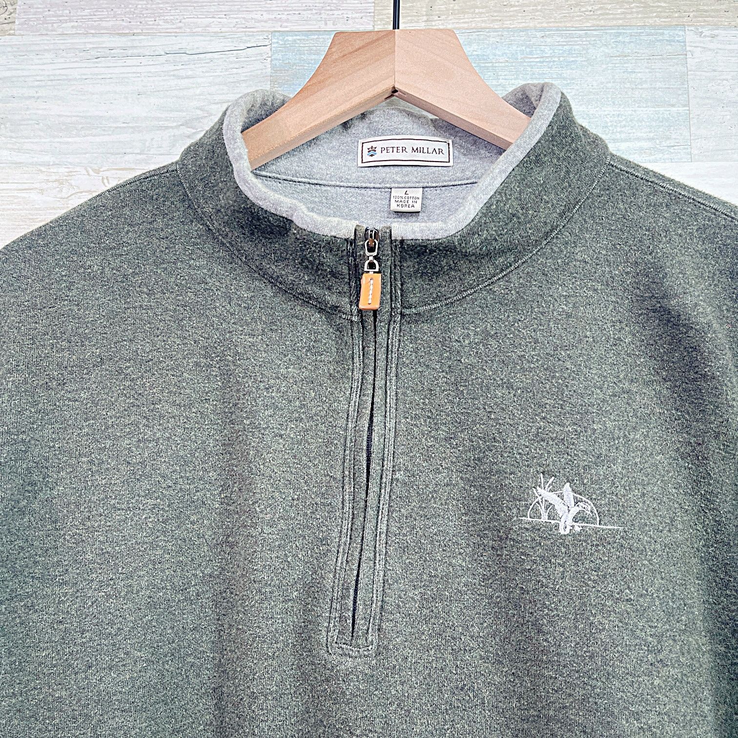 Peter Millar × Vintage Peter Millar Golf Country Club 1/4 Zip Sweatshirt Mens Large Size US L / EU 52-54 / 3 - 2 Thumbnail