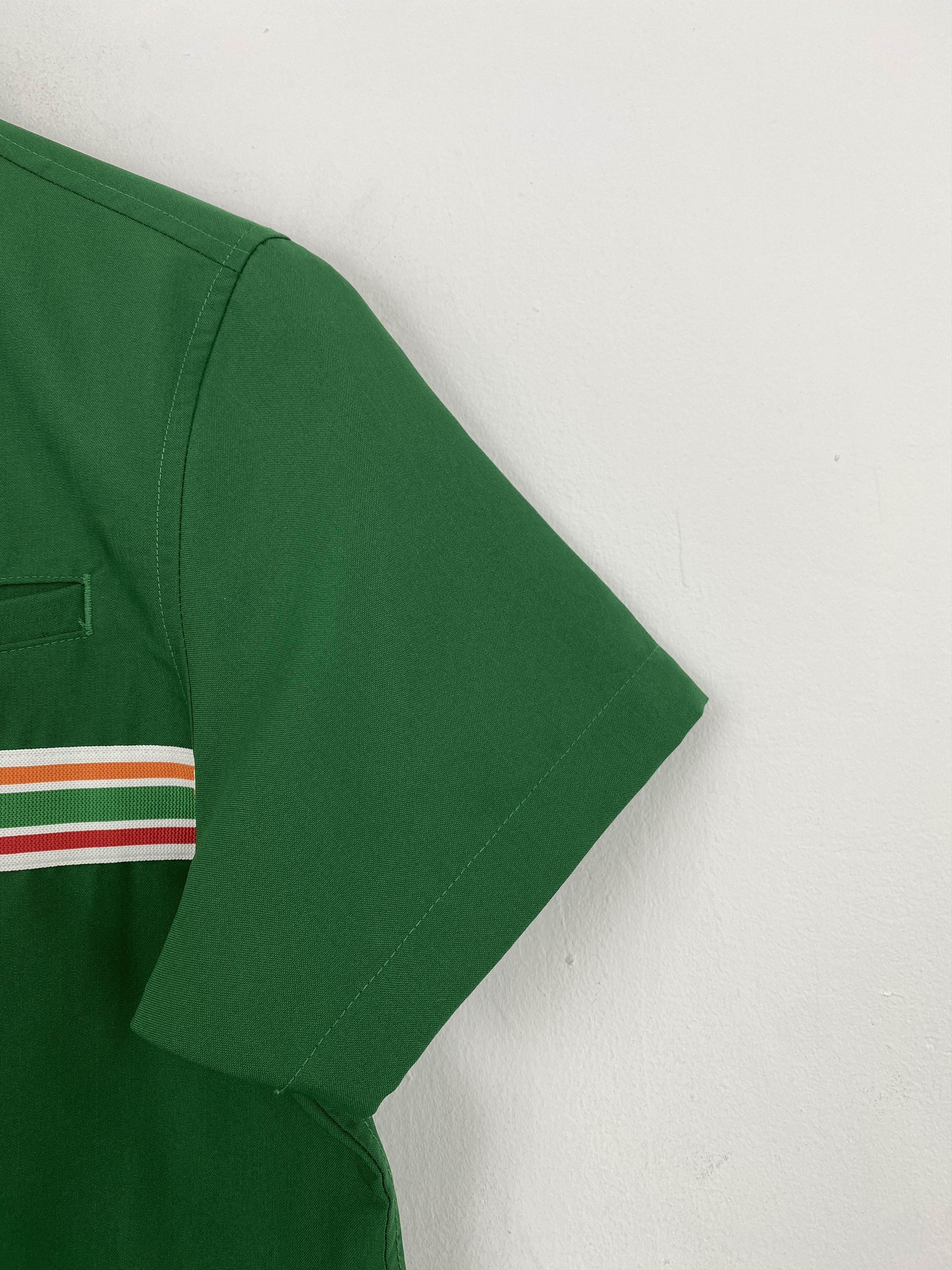 Japanese Brand × Vintage Vintage 7Eleven Short Sleeve Zipper Workwear Jacket J1756 Size US L / EU 52-54 / 3 - 7 Thumbnail