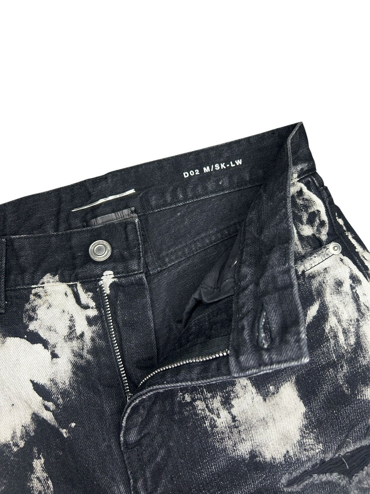 Saint Laurent Paris S/S 16 Surf Sound Bleached Distressed Denim Size US 29 - 7 Thumbnail