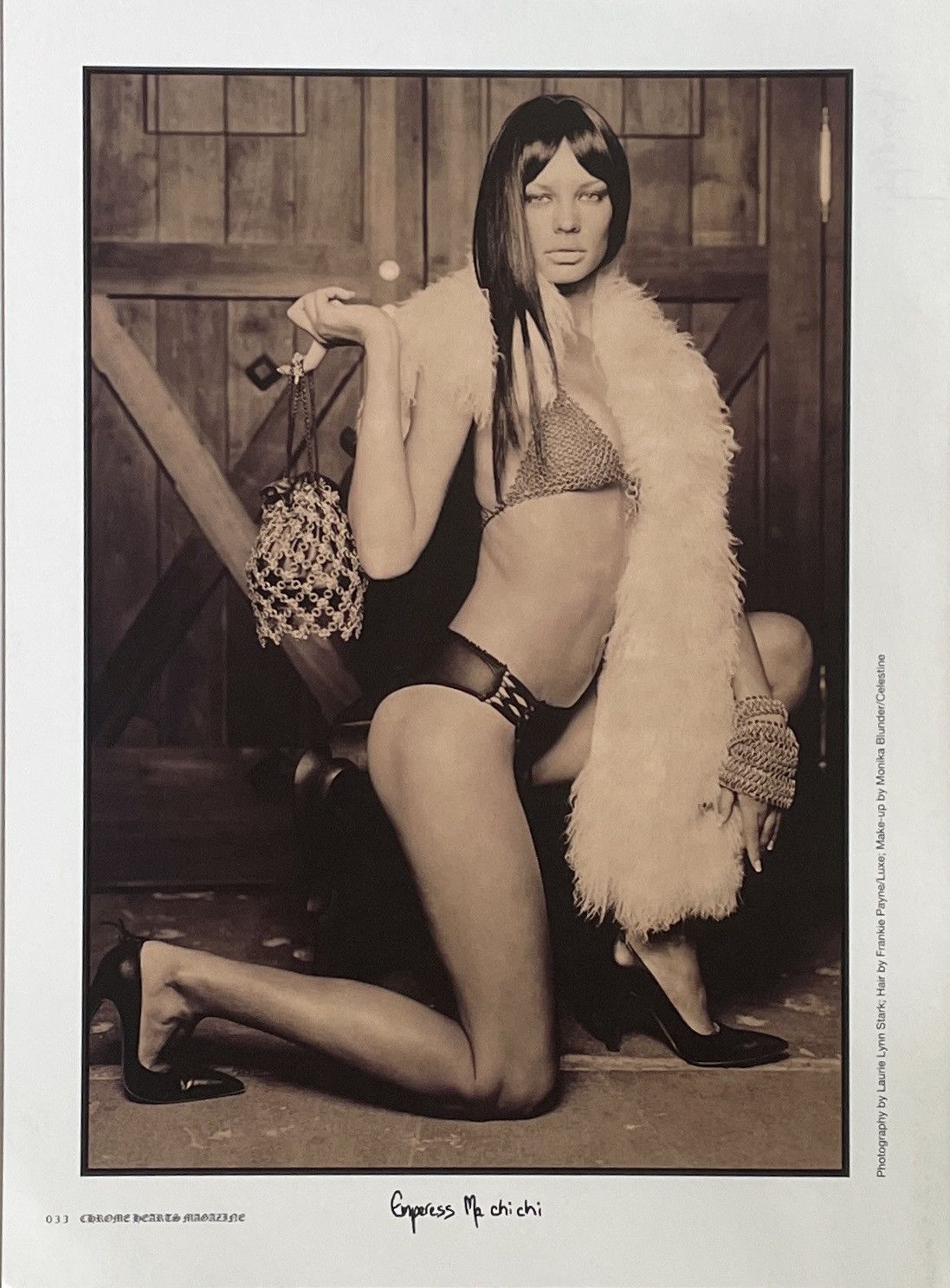 Chrome Hearts Chrome Hearts vintage erotic photo Poster framed 11x14 Size ONE SIZE - 2 Thumbnail