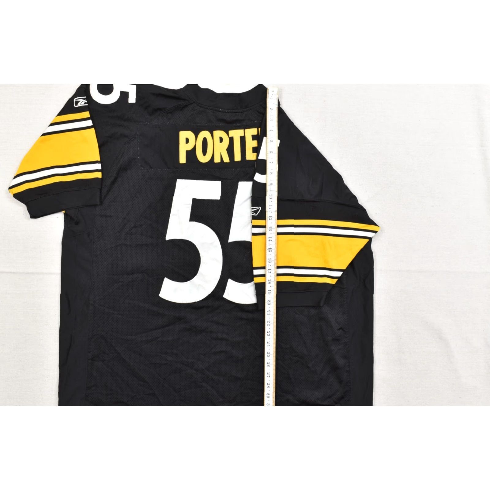 Reebok Reebok NFL Pittsburgh Steelers Jersey Men 58 Black Joey Porter 55 Football T-Shirt Short Sleeve V-Neck Size US XXL / EU 58 / 5 - 8 Thumbnail