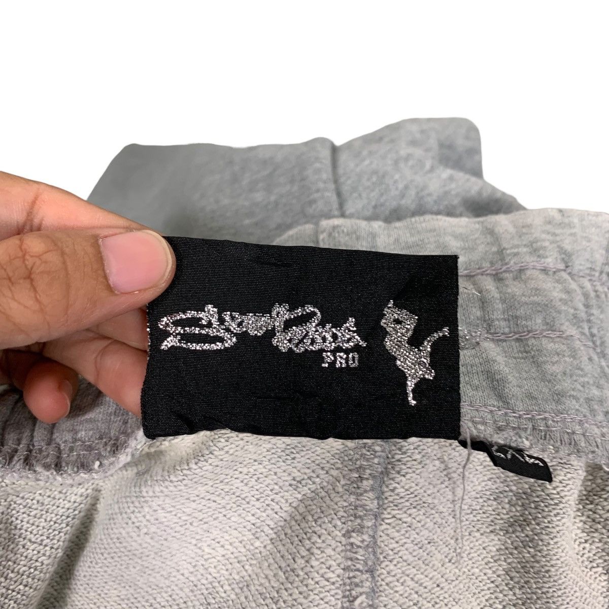 Japanese Brand SLOWRIDE Big Logo Gray Sweatpant Joggers #1506-C68 Size US 36 / EU 52 - 13 Thumbnail