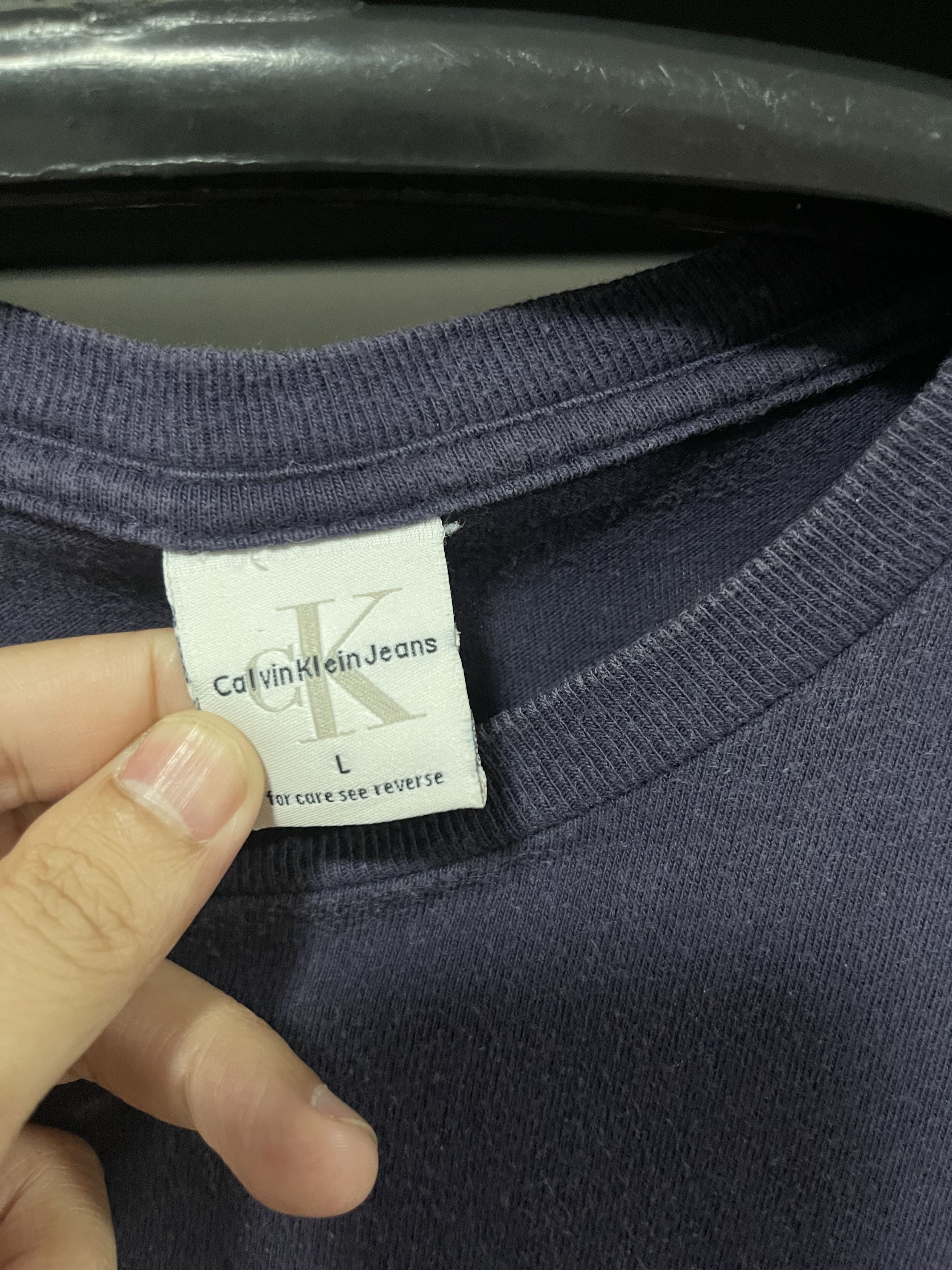 Calvin Klein × Vintage 90'S Calvin Klein logo Tee L made in USA Size US L / EU 52-54 / 3 - 3 Thumbnail