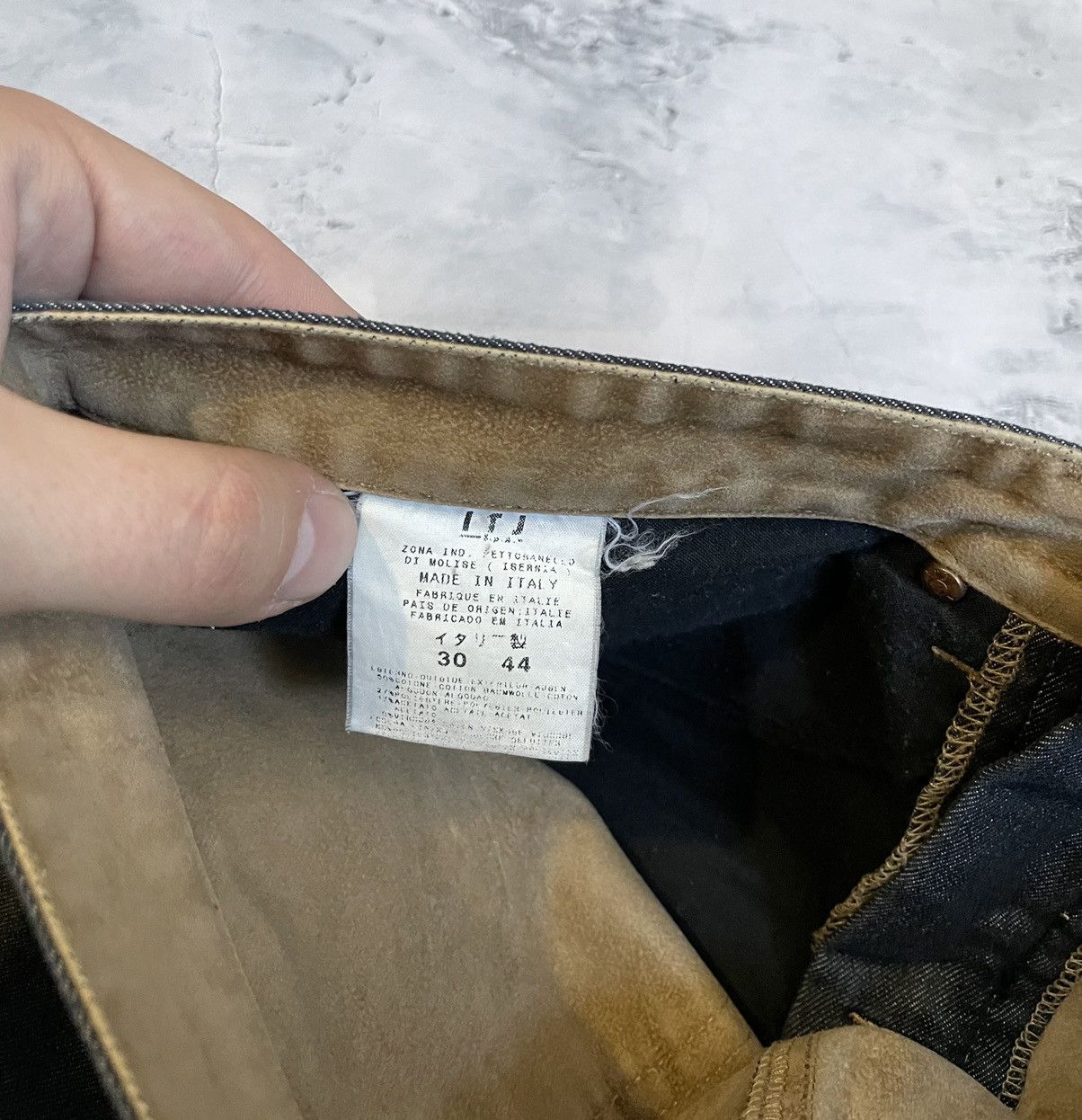 Gianfranco Ferre Archival GianFranco Ferre Suede Denim Pants Size US 30 / EU 46 - 9 Thumbnail