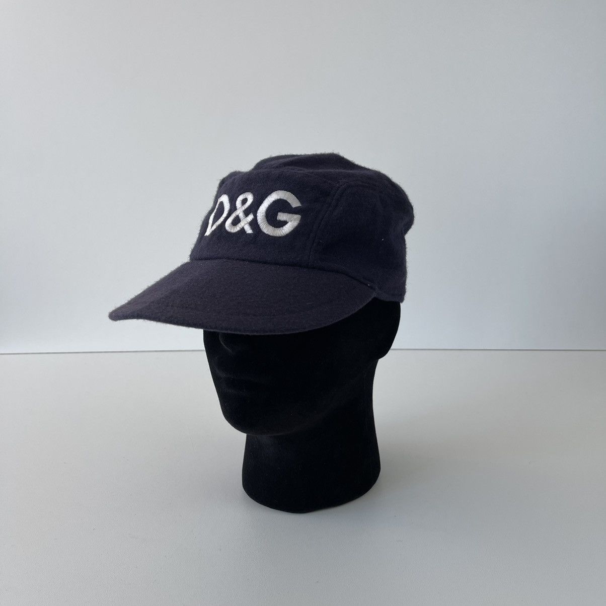 Dolce & Gabbana Dolce & Gabbana Wool Vintage 5-Panel Cap Blue Made in Italy Size ONE SIZE - 1 Thumbnail