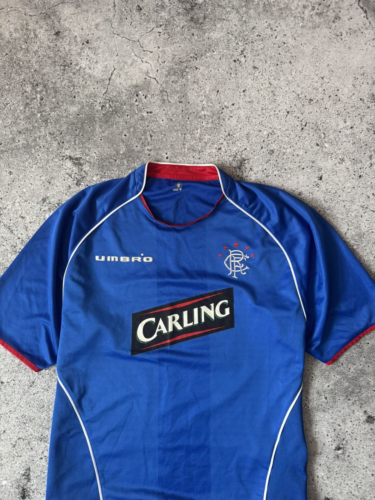 Umbro Rangers Glasgow Umbro Jersey Soccer Home Football 2005-2006 Size US XL / EU 56 / 4 - 3 Thumbnail