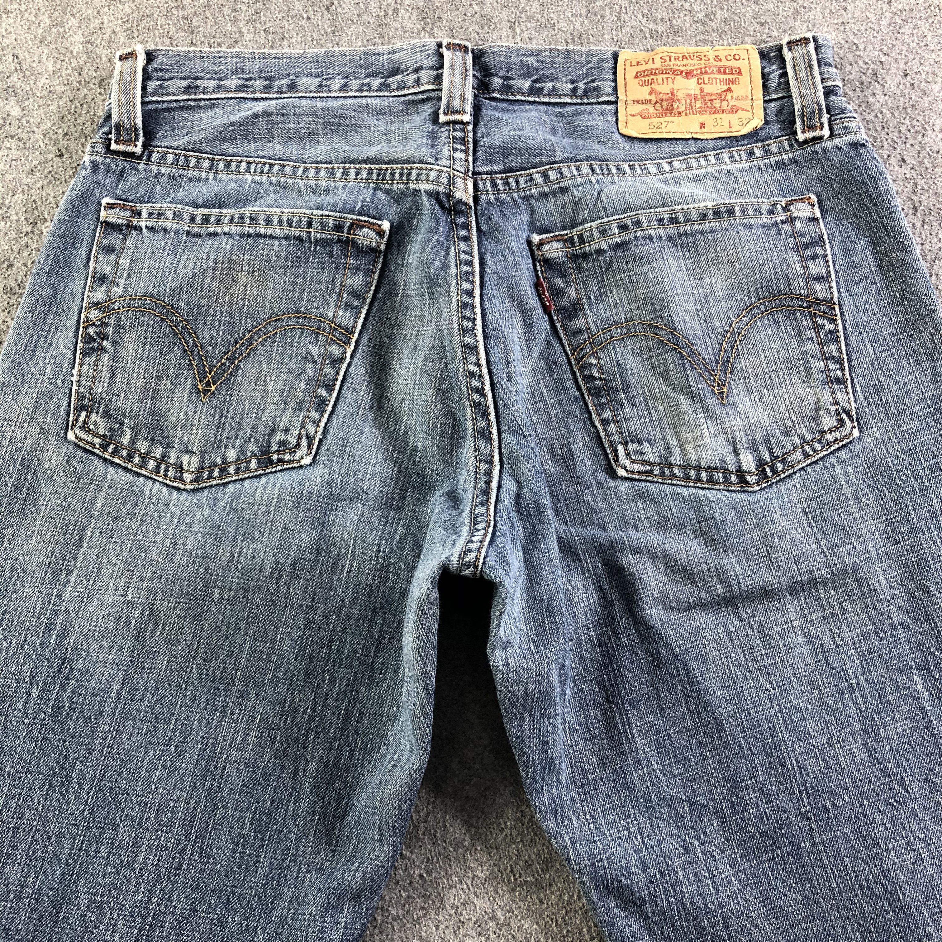 Levi's Vintage Blue Wash Levis 527 Jeans-J3536 Size US 31 - 4 Thumbnail