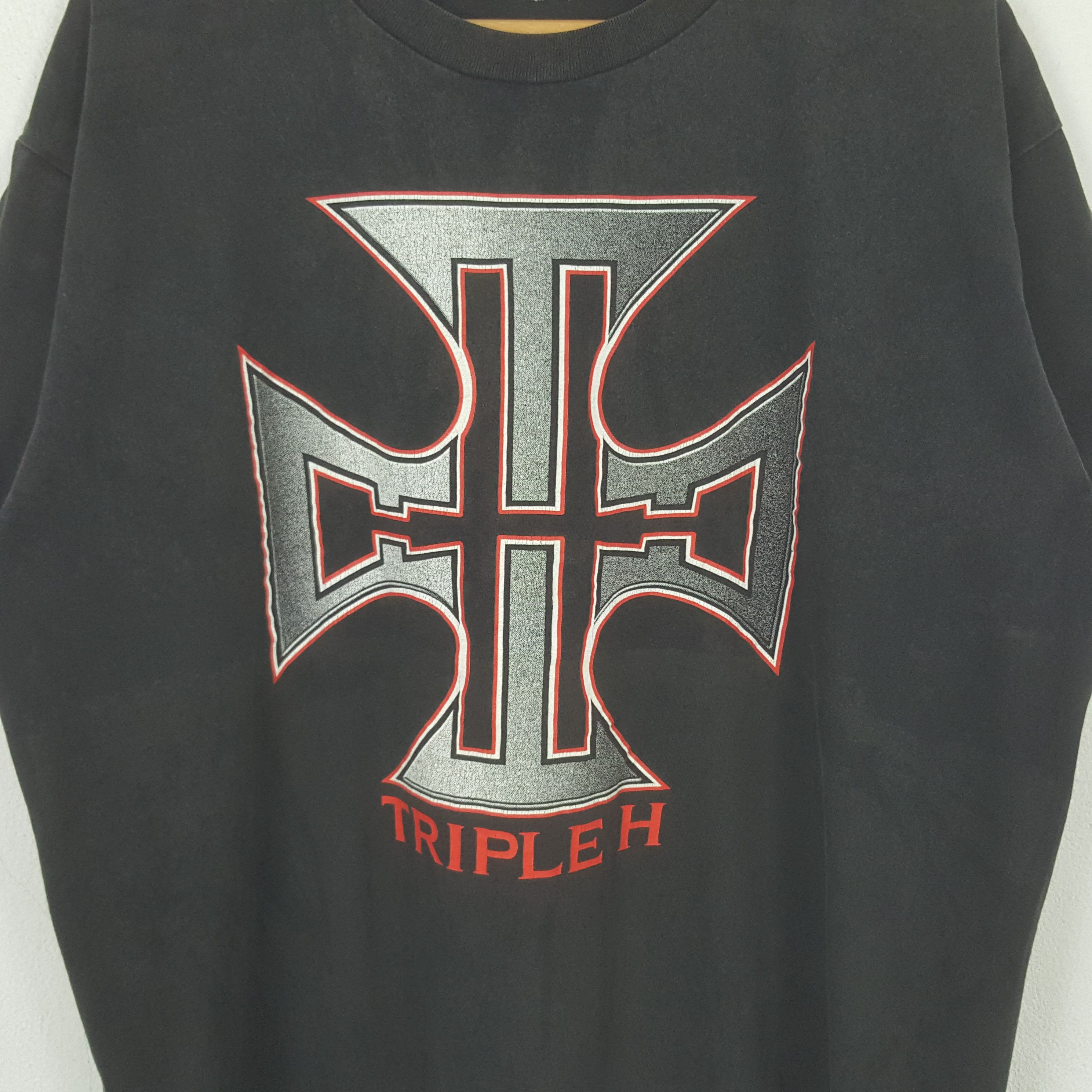 WWF Vintage Triple H World Wrestling Federation Tshirt RR27 Size US XL / EU 56 / 4 - 2 Thumbnail