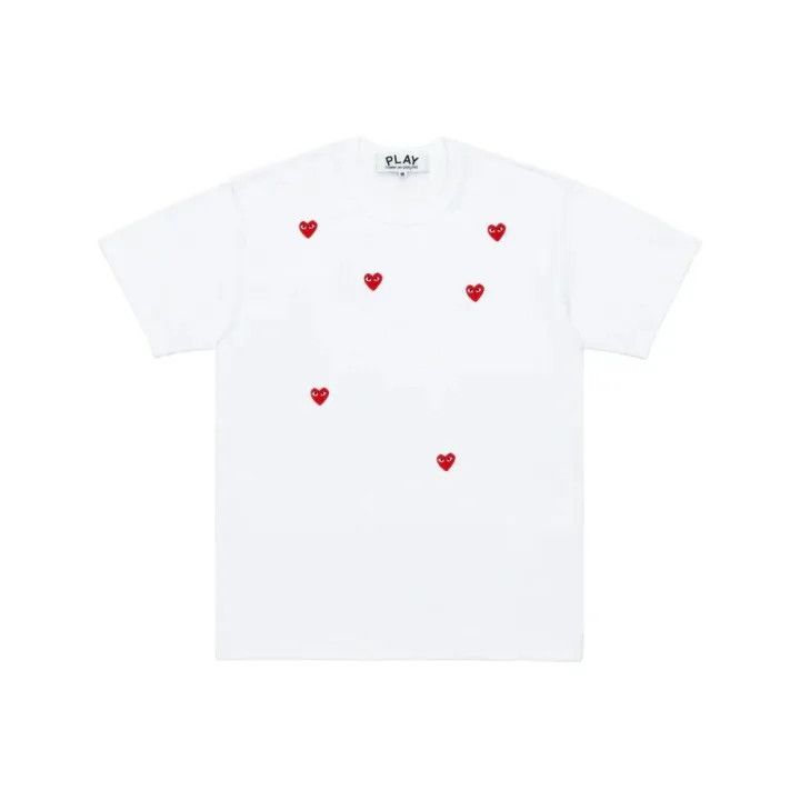 Comme des Garcons Comme des Garçons Play Heart Print T-Shirt 0079 Size US M / EU 48-50 / 2 - 1 Thumbnail