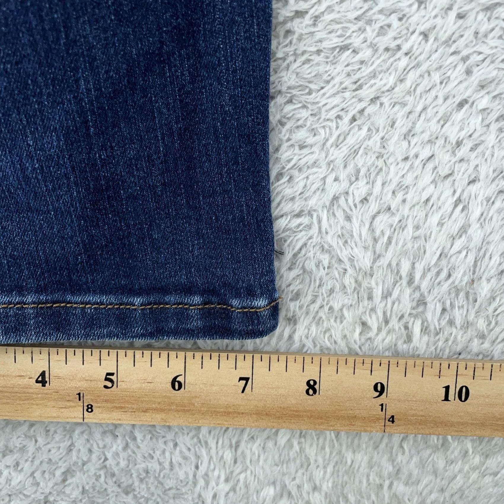 Gloria Vanderbilt Gloria Vanderbilt Jeans Womens 14P Straight Dark Wash Amanda Stretch 34x28 Size 36" / US 14 / IT 50 - 7 Thumbnail