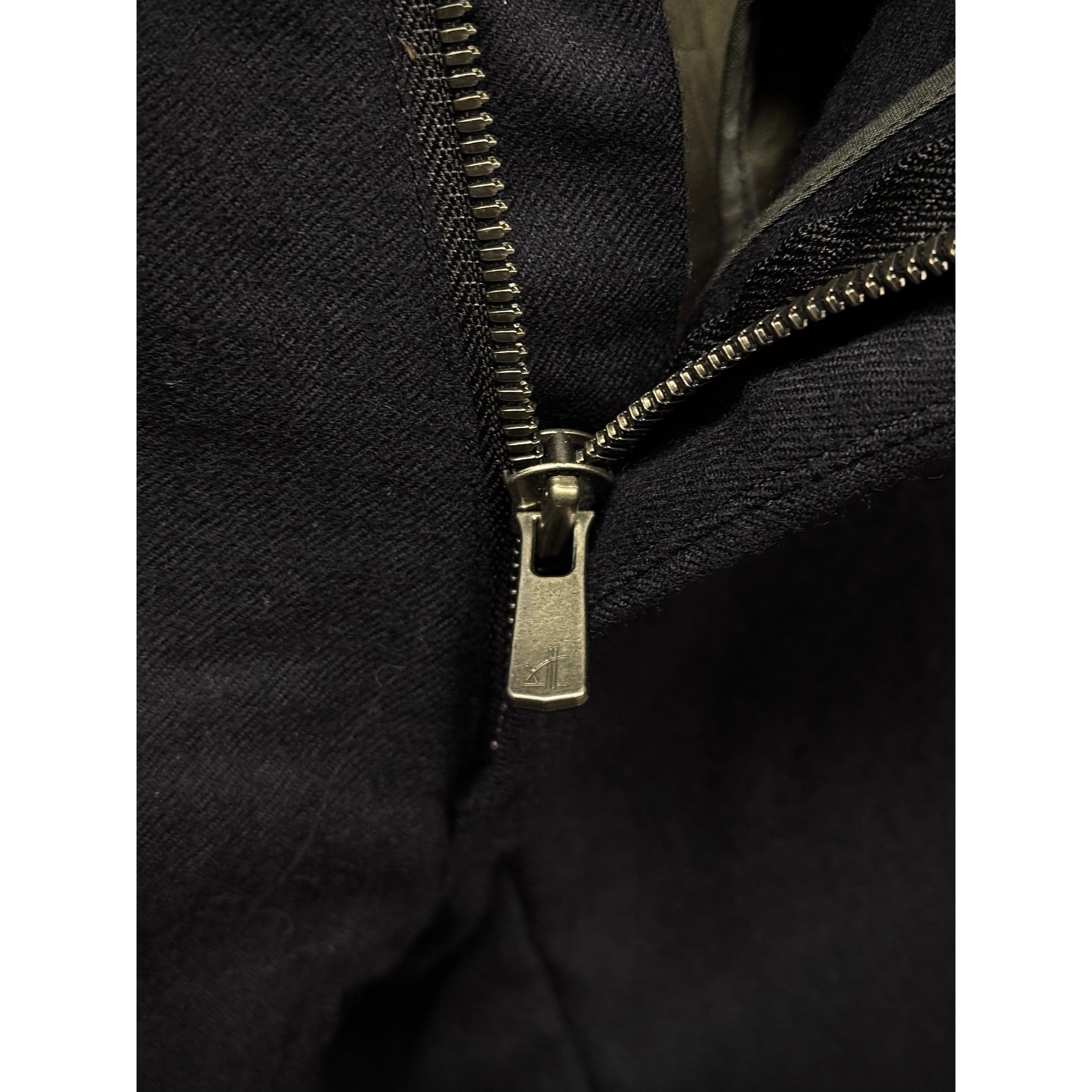 Devoa DEOVA 2010s Dark Navy Wool J-cut Cargos Pants Size US 29 - 7 Thumbnail