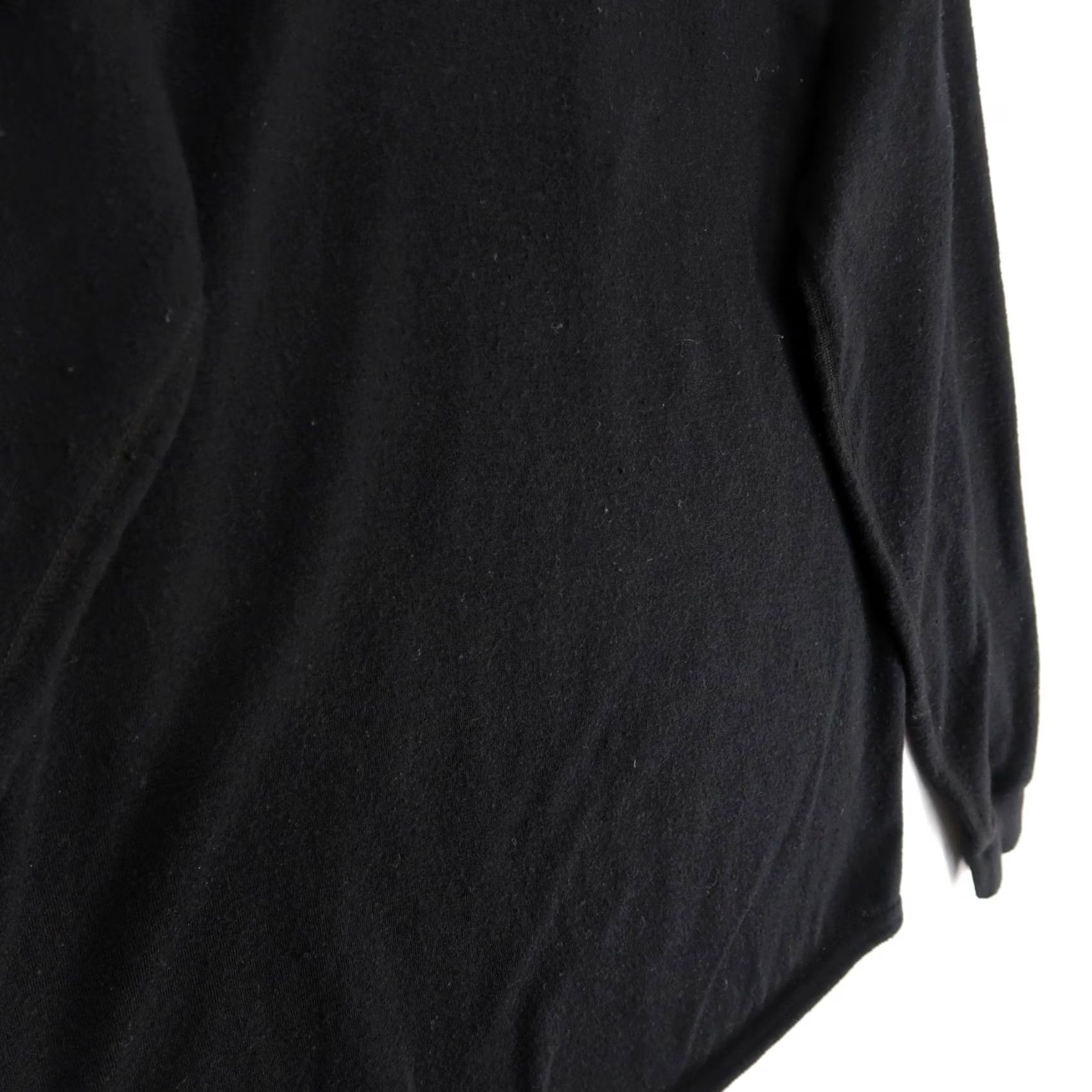 Layer 8 VINTAGE Ice Armour Clam Pullover Mens L Black Merino Wool Quarter Zip Base Layer Top Size US L / EU 52-54 / 3 - 5 Thumbnail
