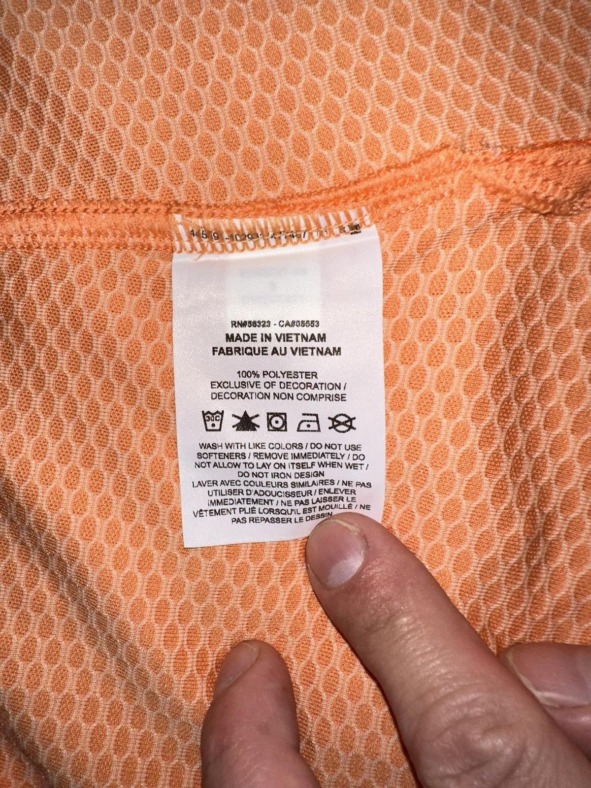 Nike Nike Women's Dry Fairway Blade Orange Polo Golf Sample Size S / US 4 / IT 40 - 6 Thumbnail