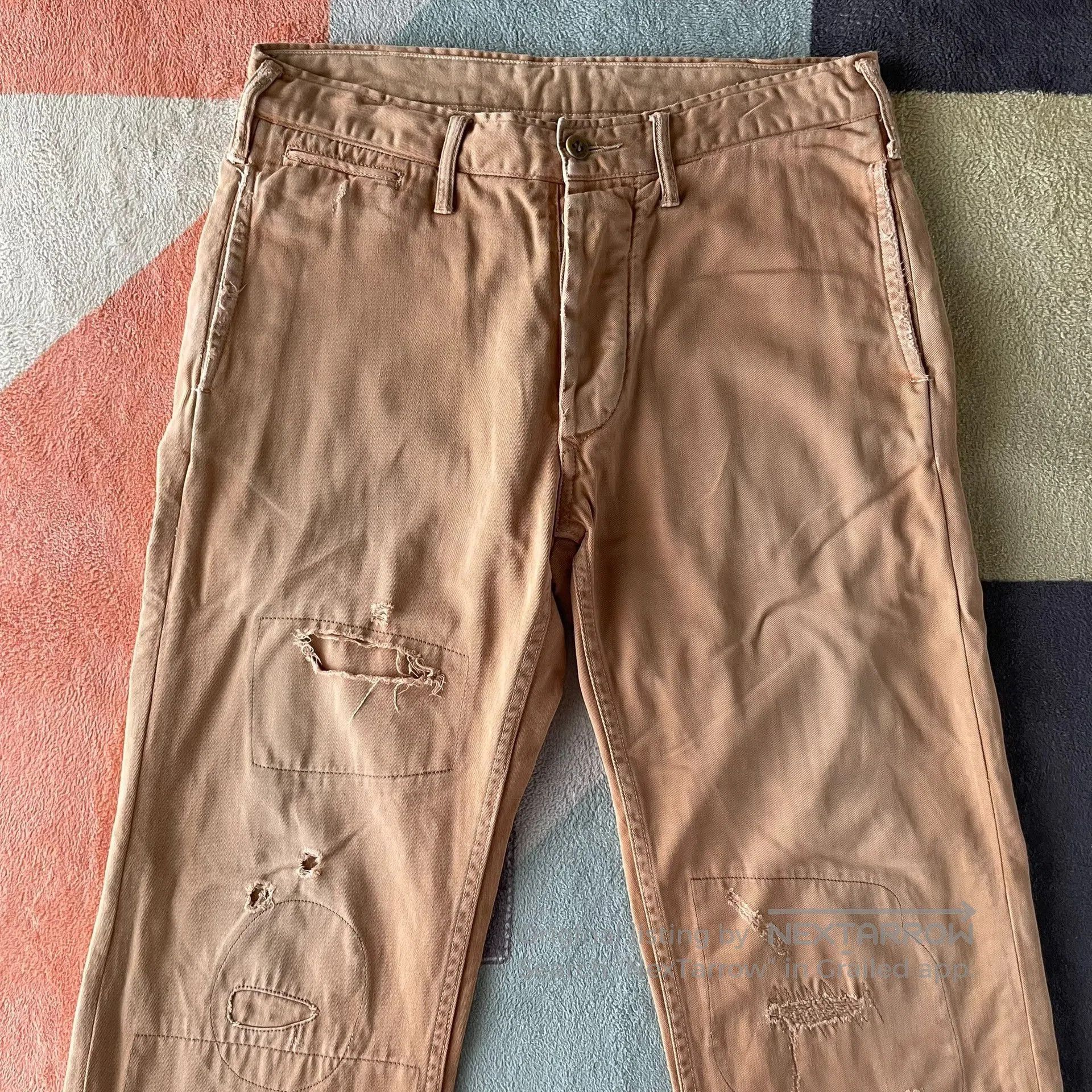 RRL Ralph Lauren RRL Vintage Patch Casual Pants. Size US 28 / EU 44 - 2 Thumbnail