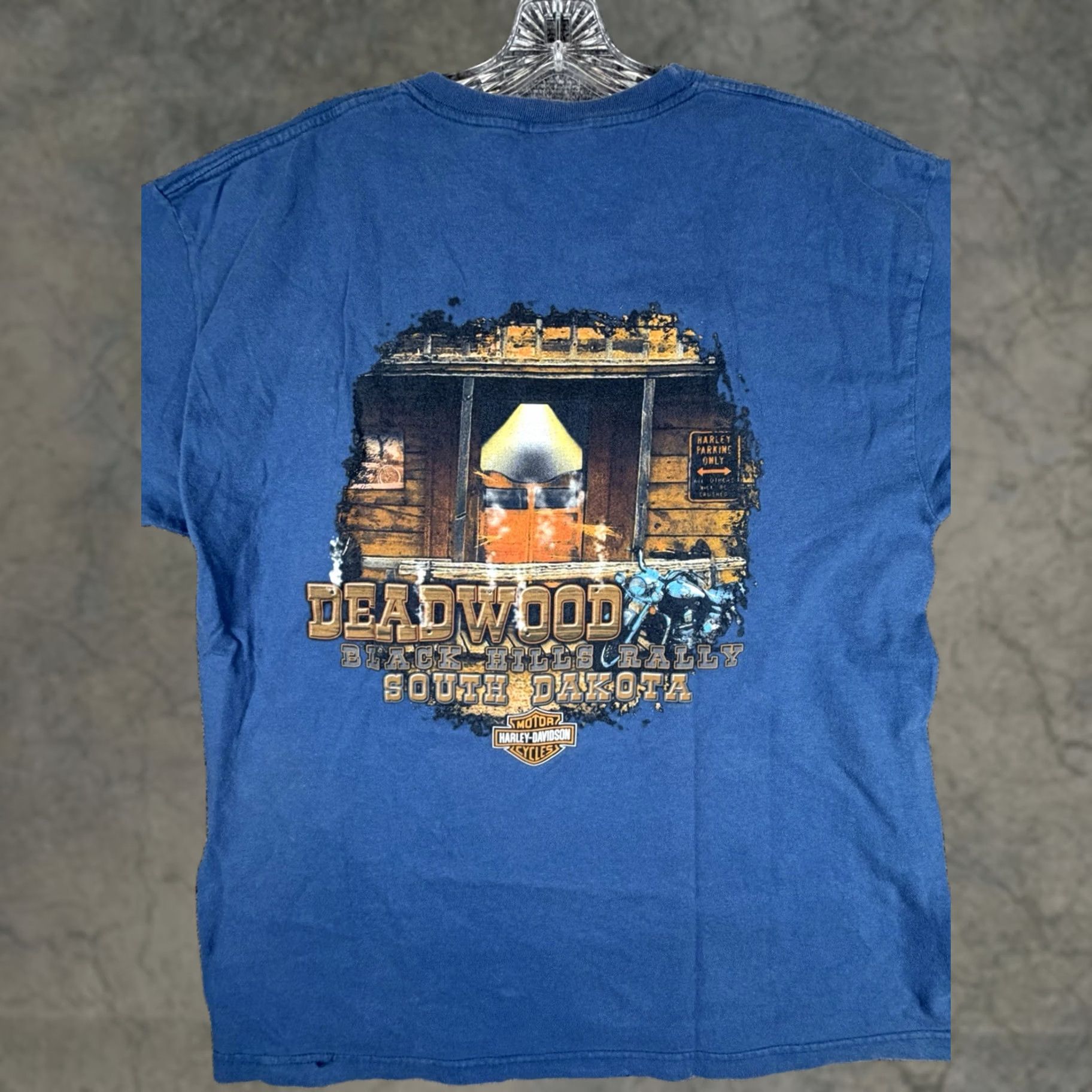 Harley Davidson × Vintage Vintage Harley Davidson blue flame