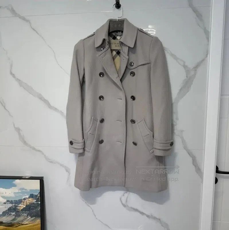 Burberry Burberry Women's Winter Light Purple Wool Coat. Size S / US 4 / IT 40 - 1 Thumbnail